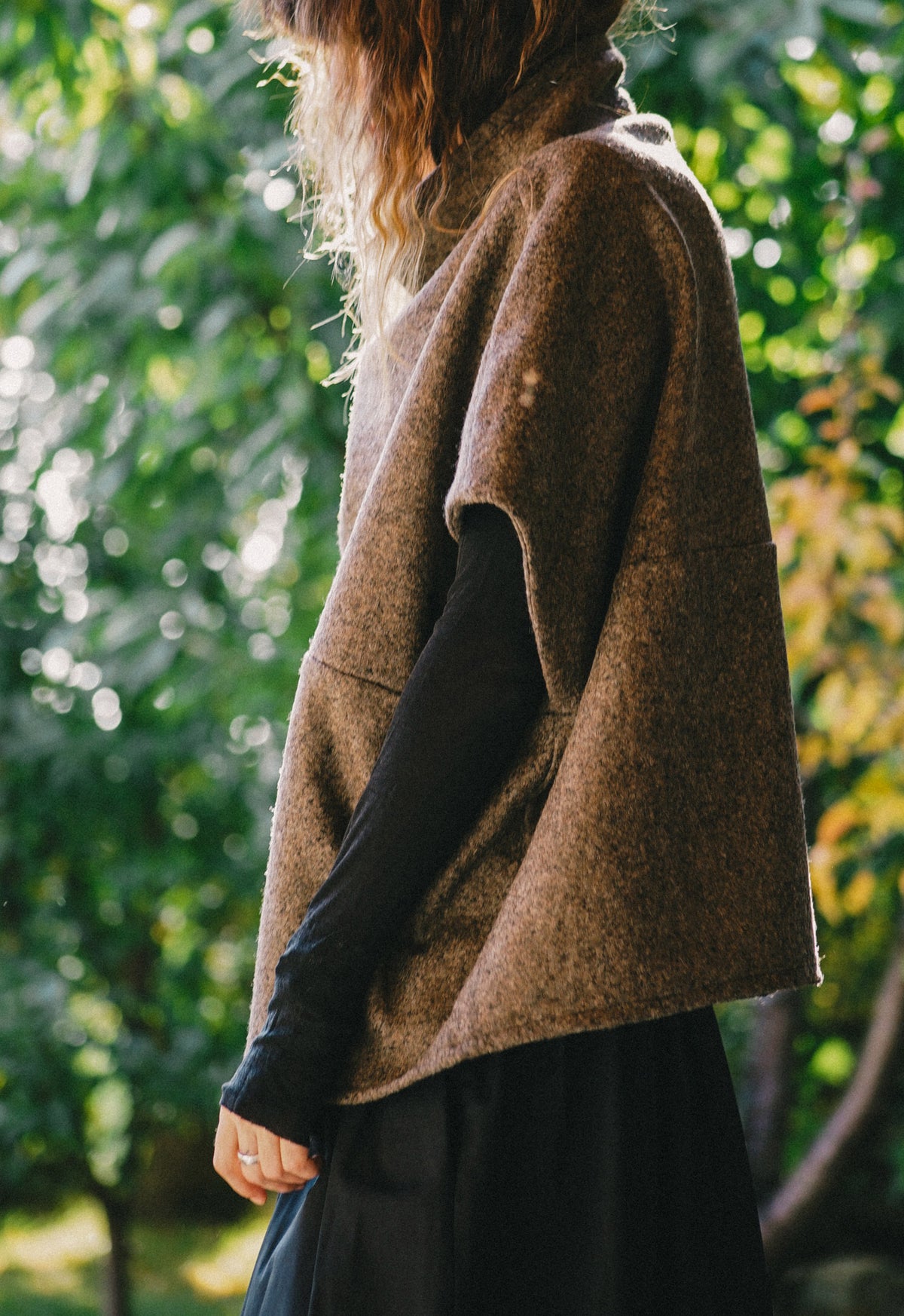 WILD CHESTNUT BOILED WOOL TOP