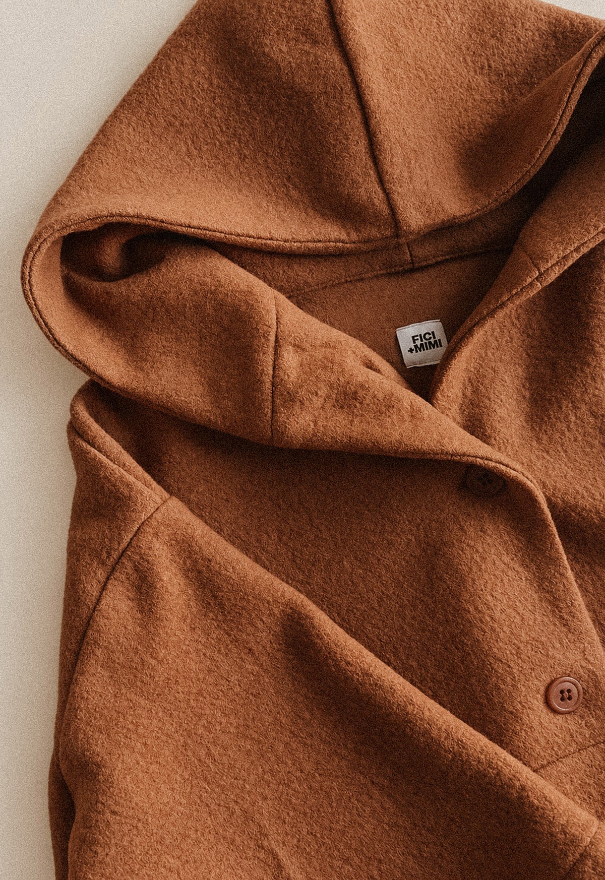 The Chatsworth boiled wool coat