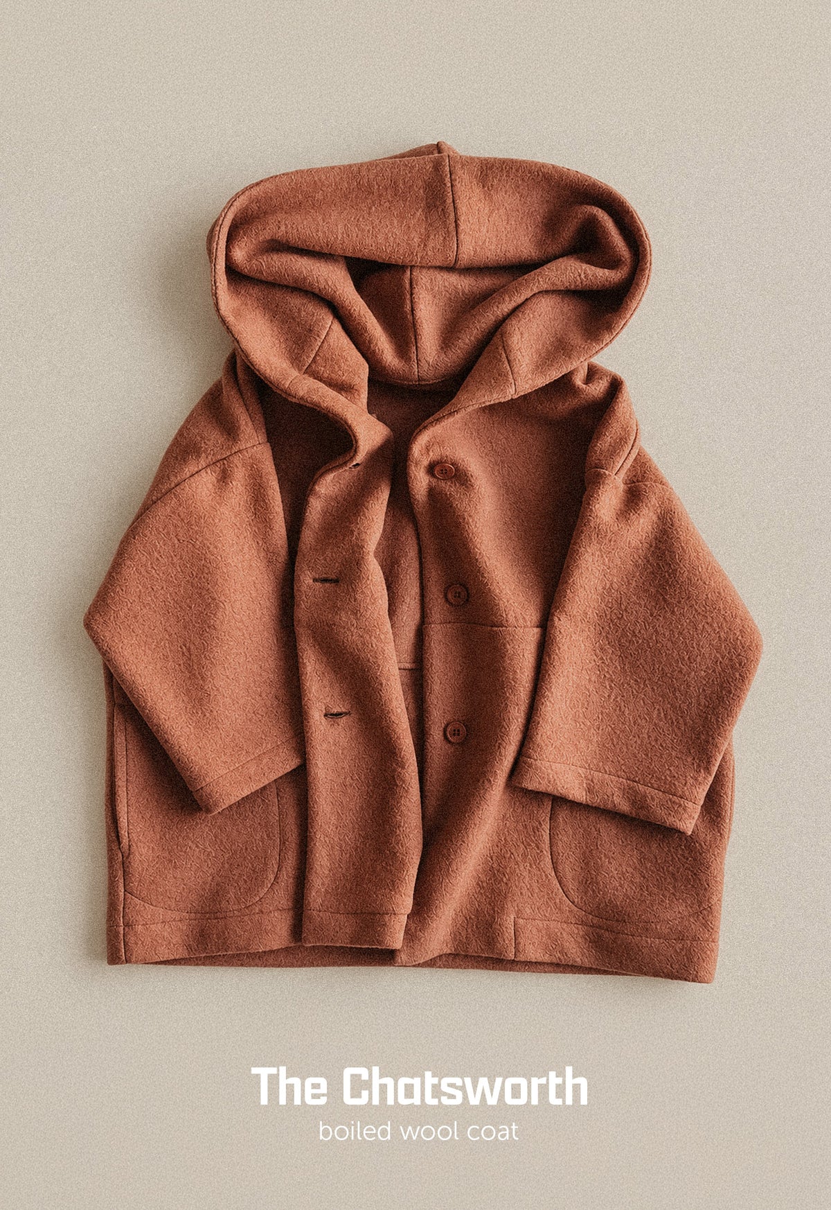 The Chatsworth boiled wool coat