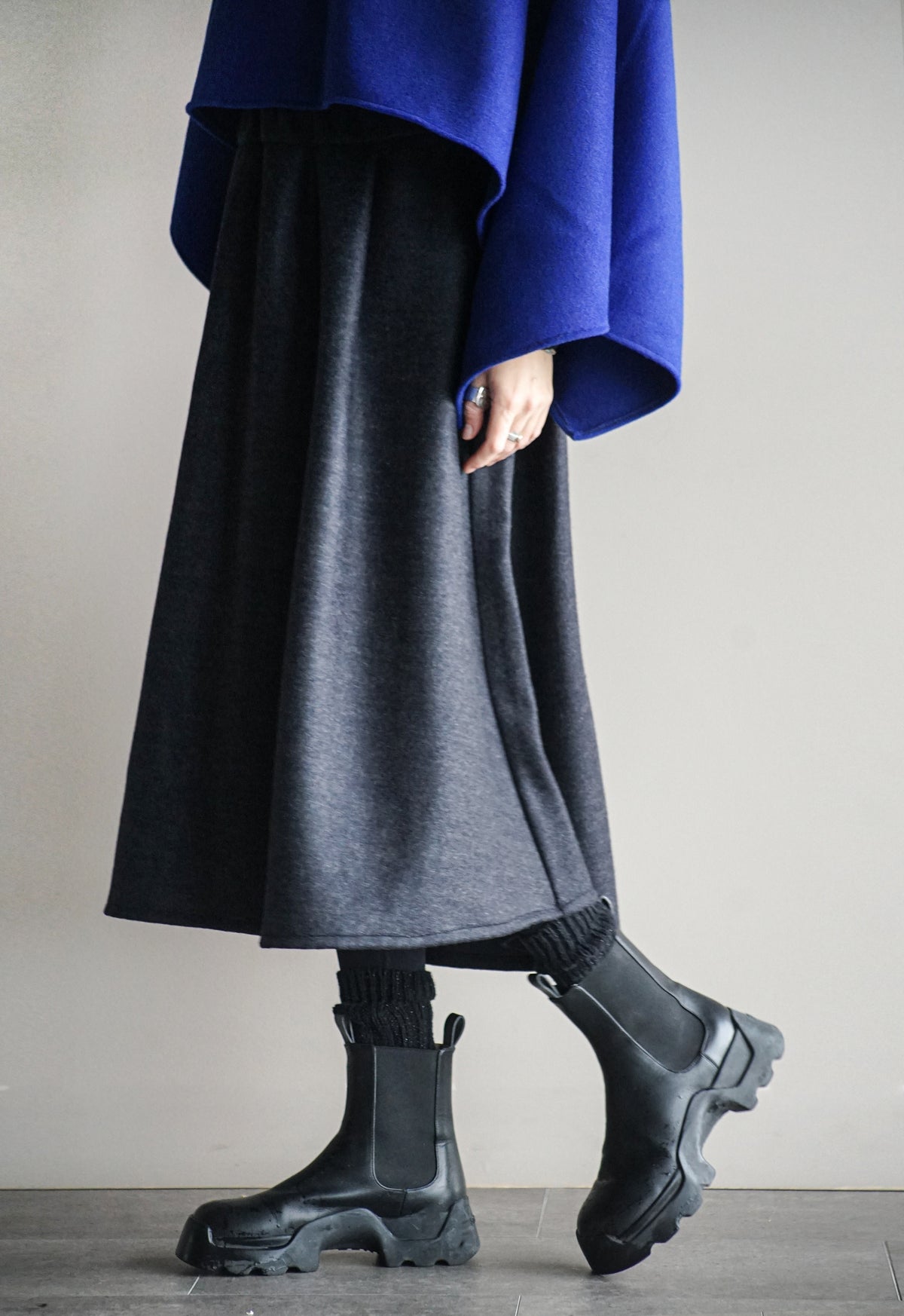 Wool Pleated Skirt
