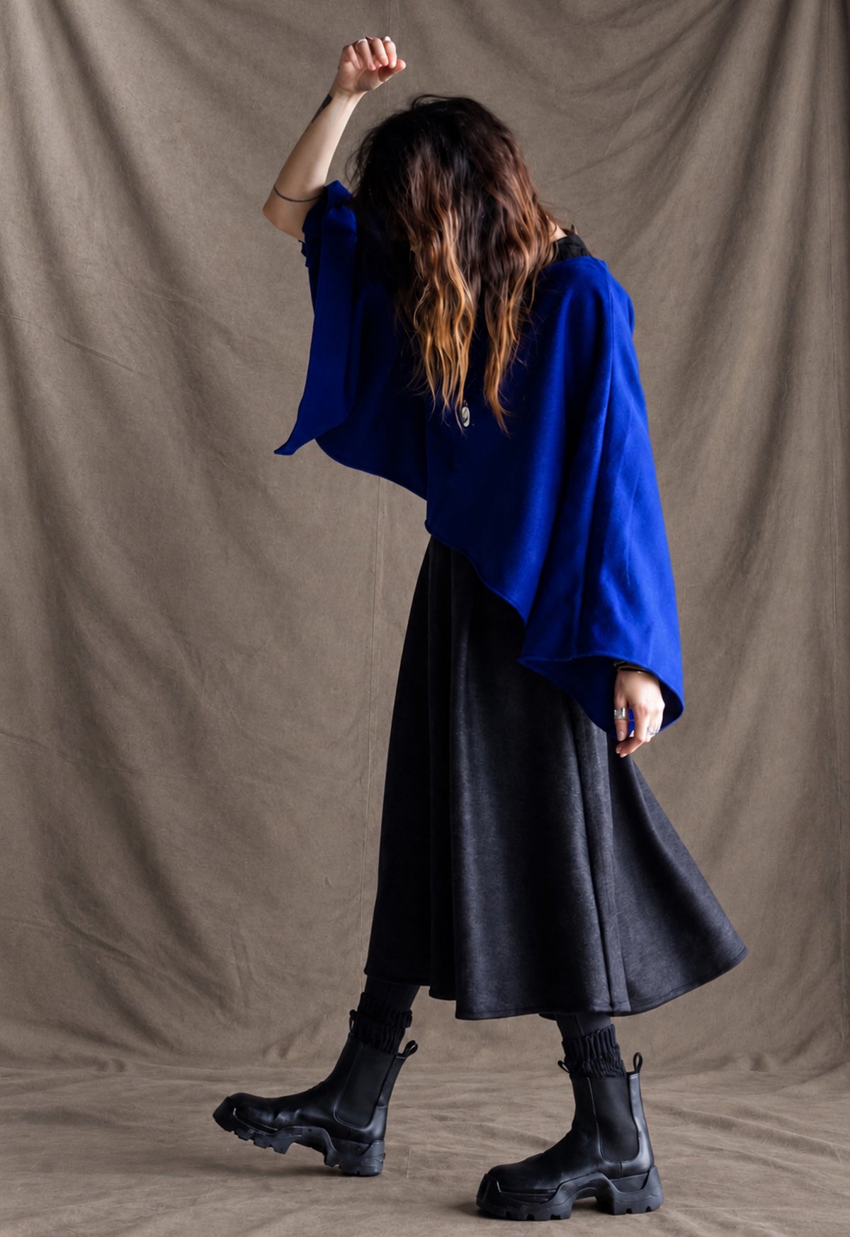 Wool Pleated Skirt