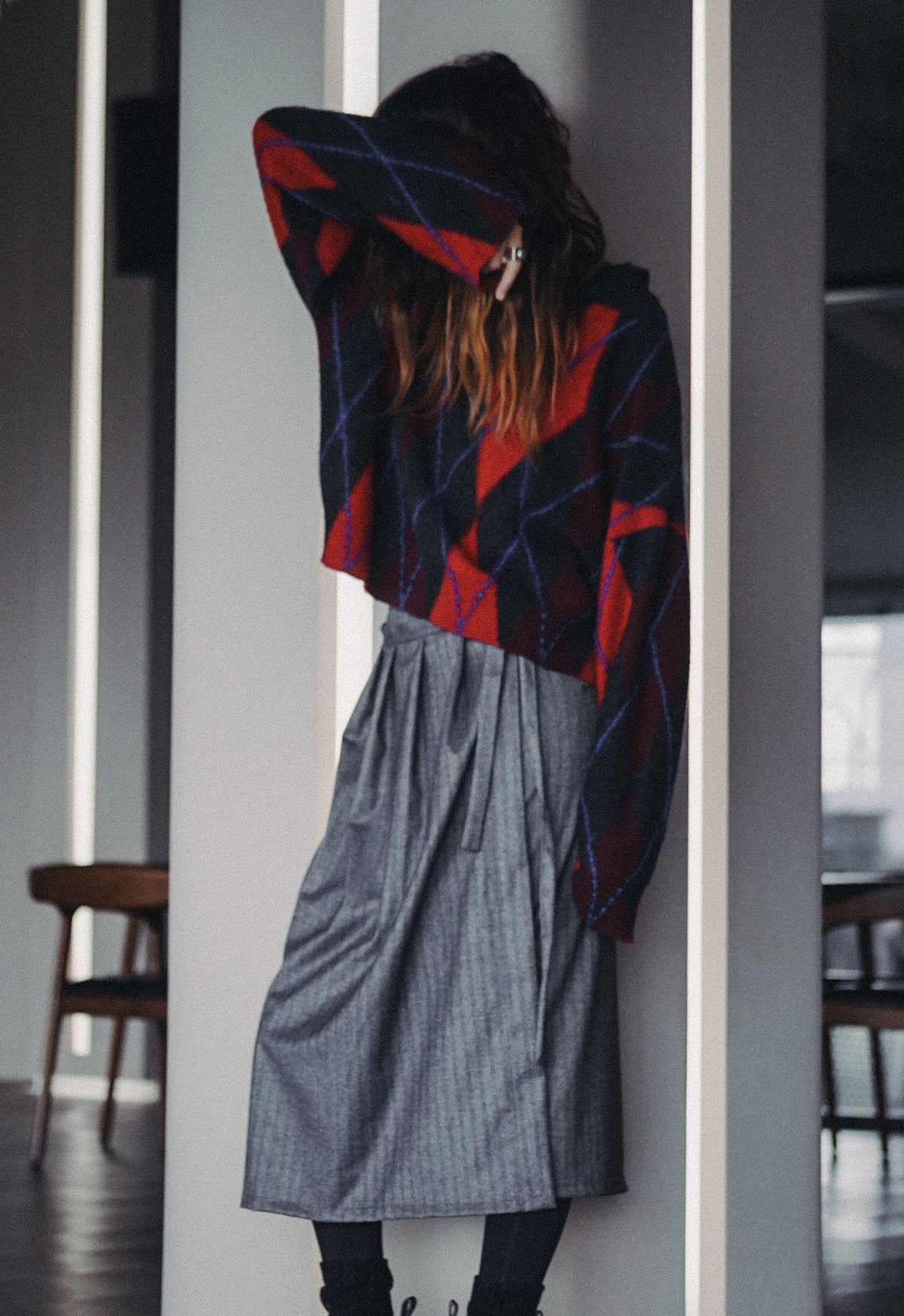 Double Pleated Skirt