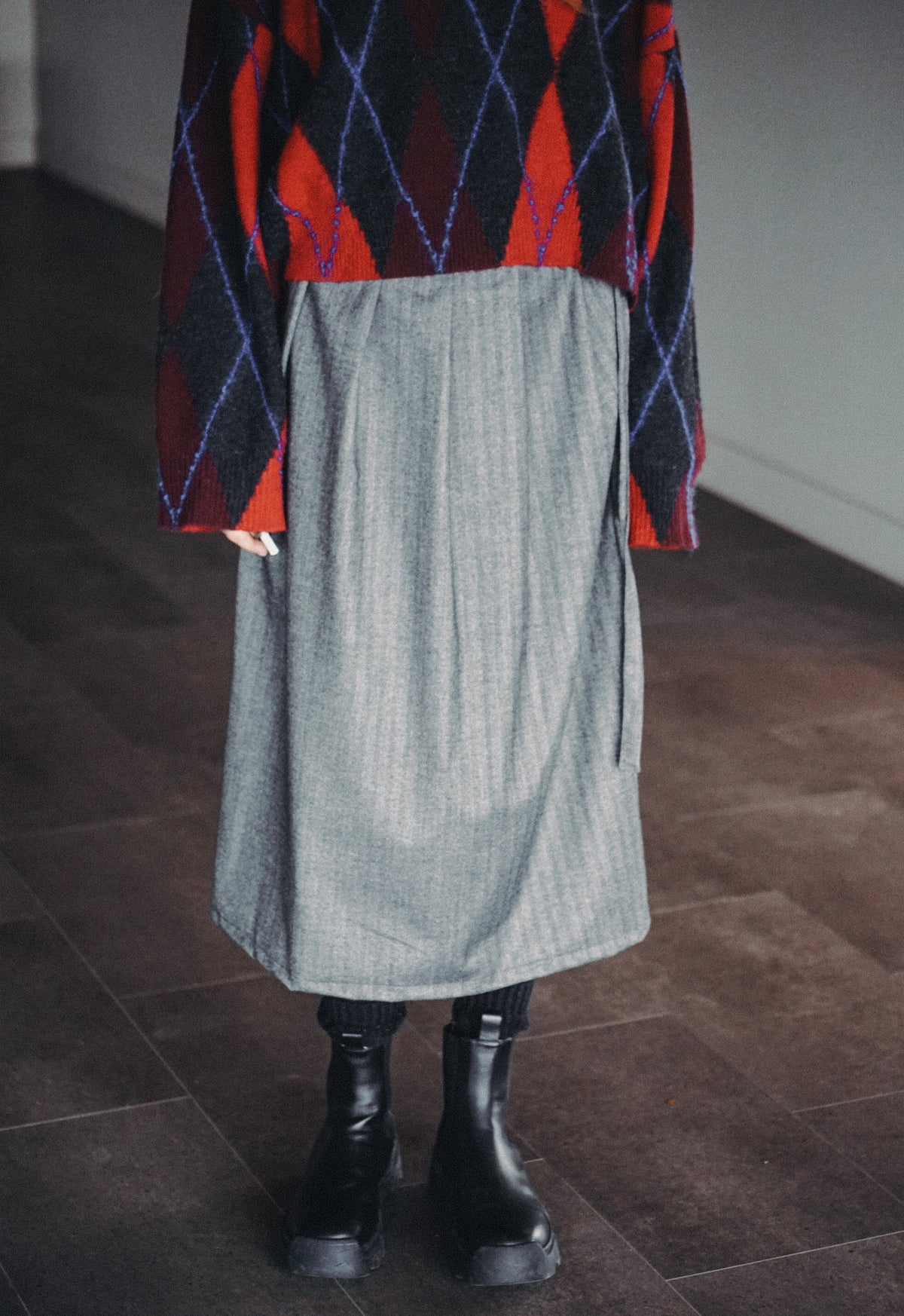 Double Pleated Skirt