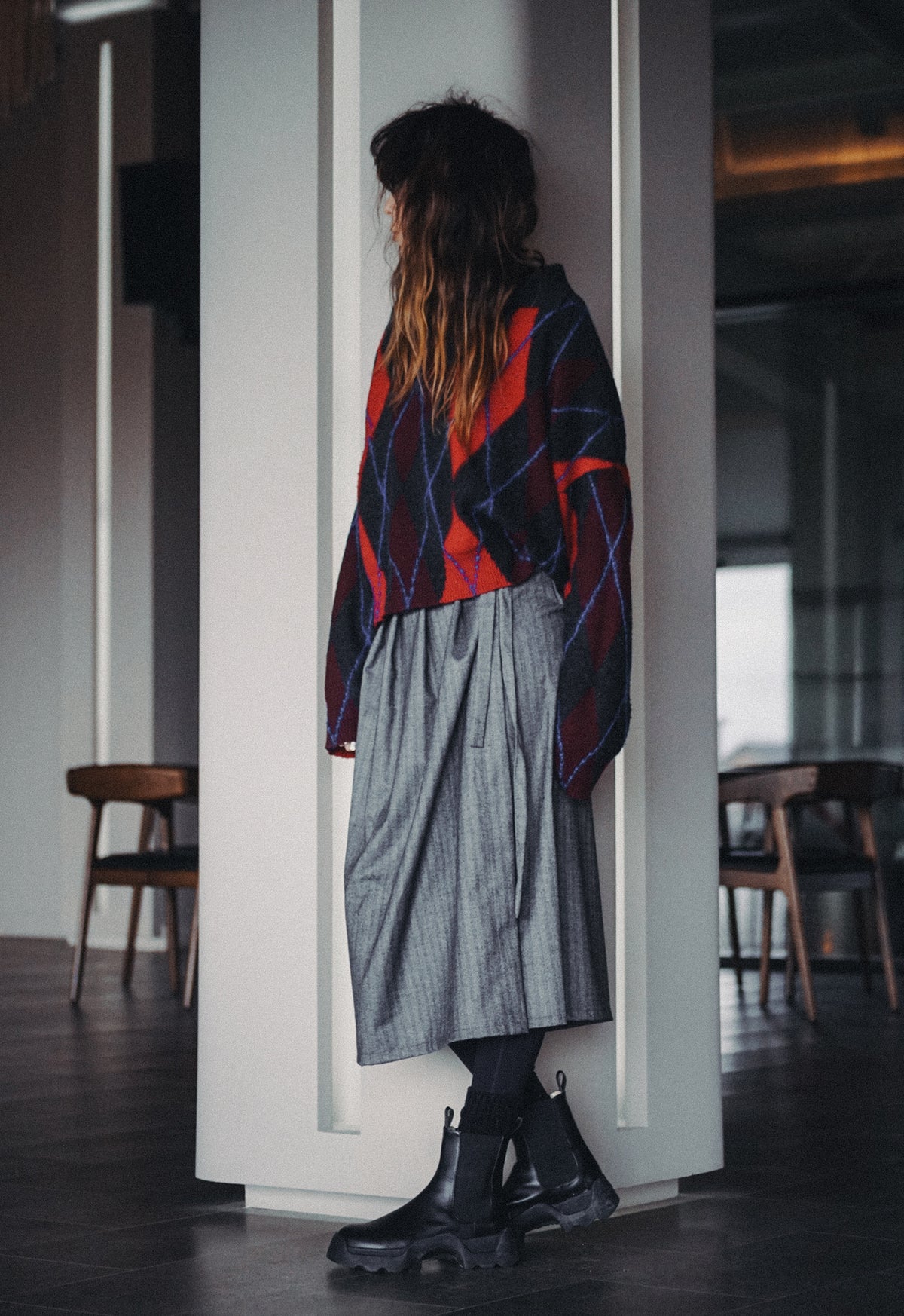 Double Pleated Skirt