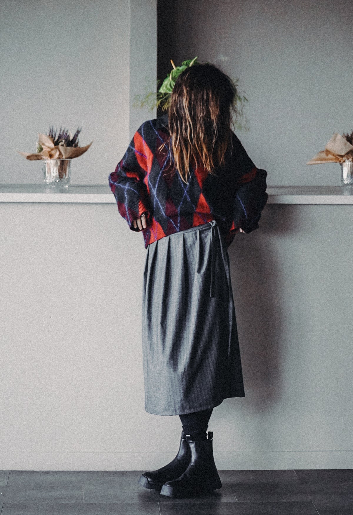 Double Pleated Skirt