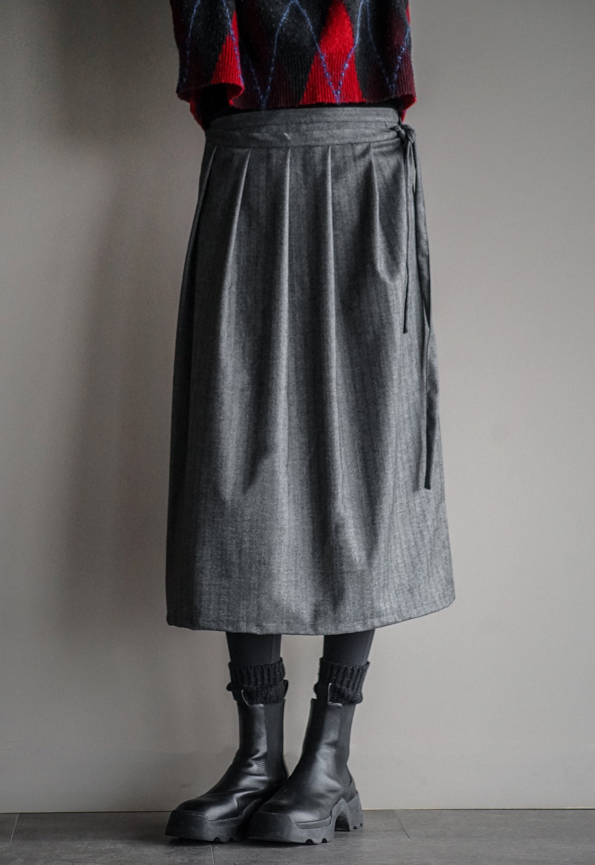 Double Pleated Skirt