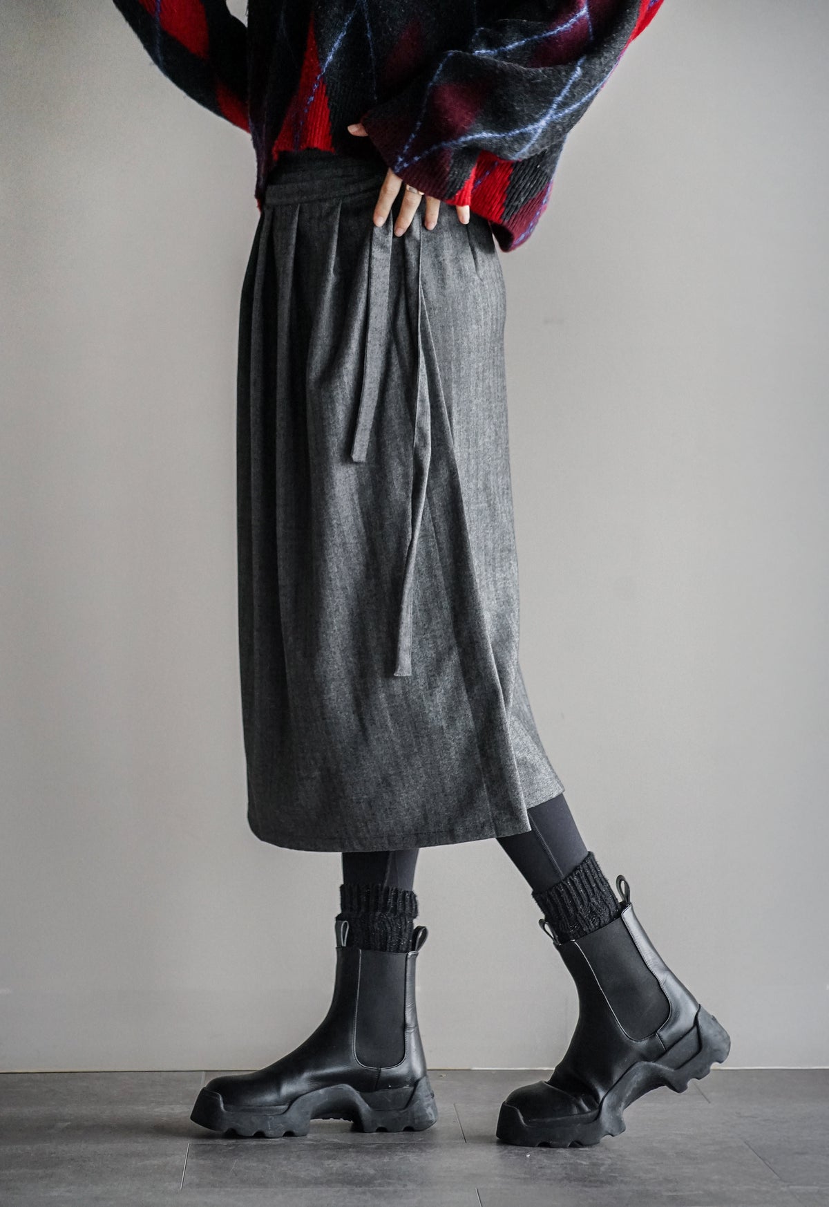 Double Pleated Skirt