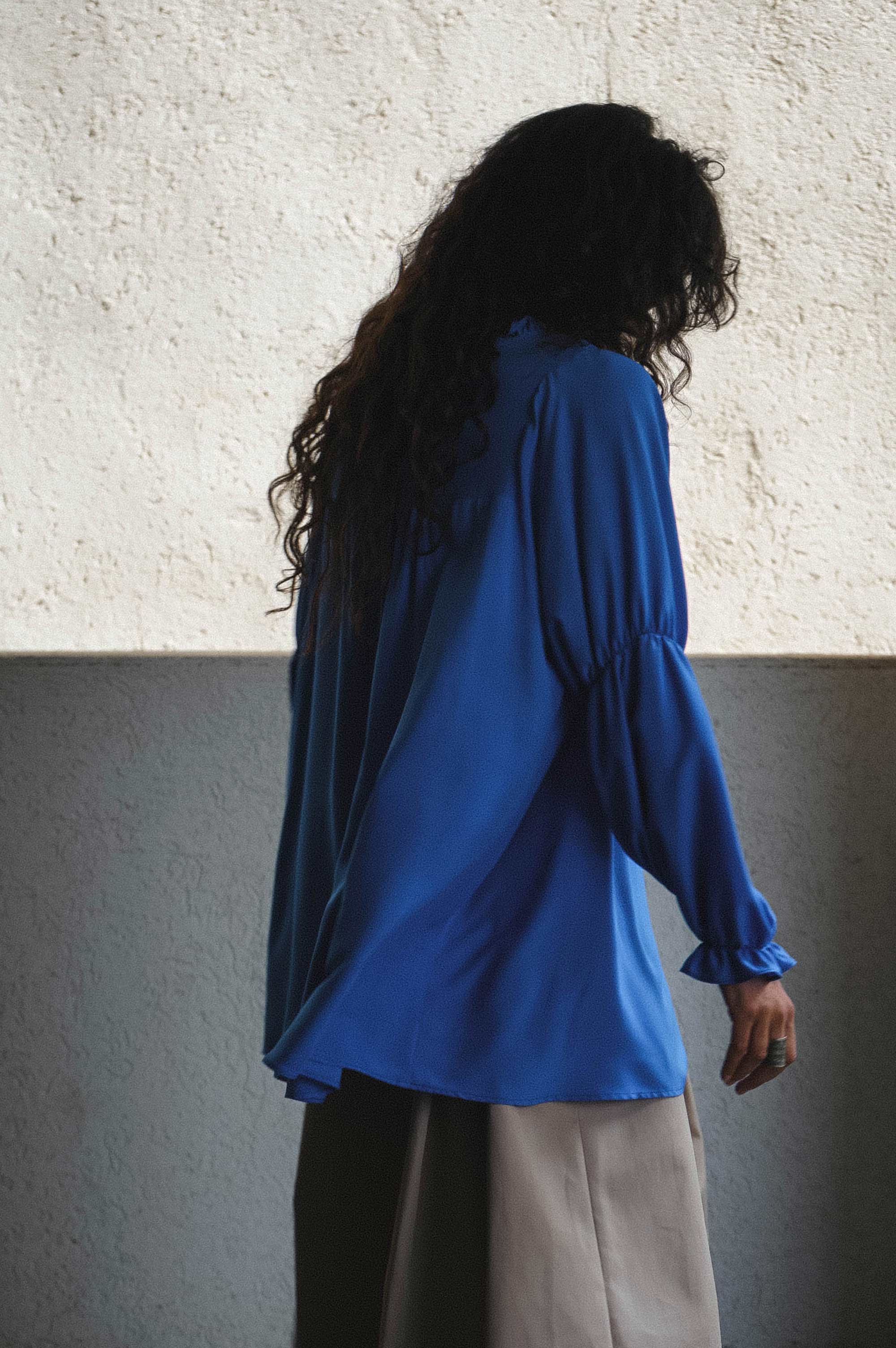 Electric Blue Shirt