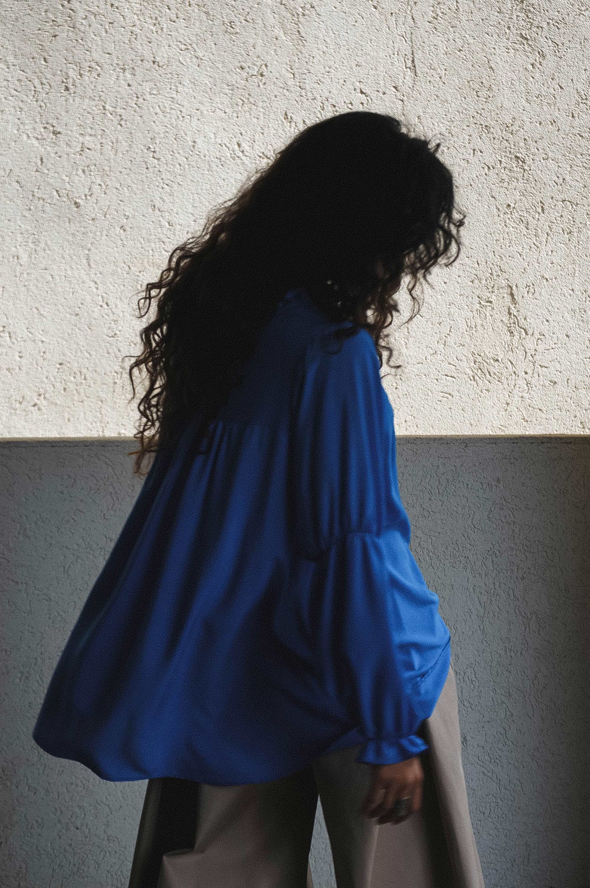 Electric Blue Shirt