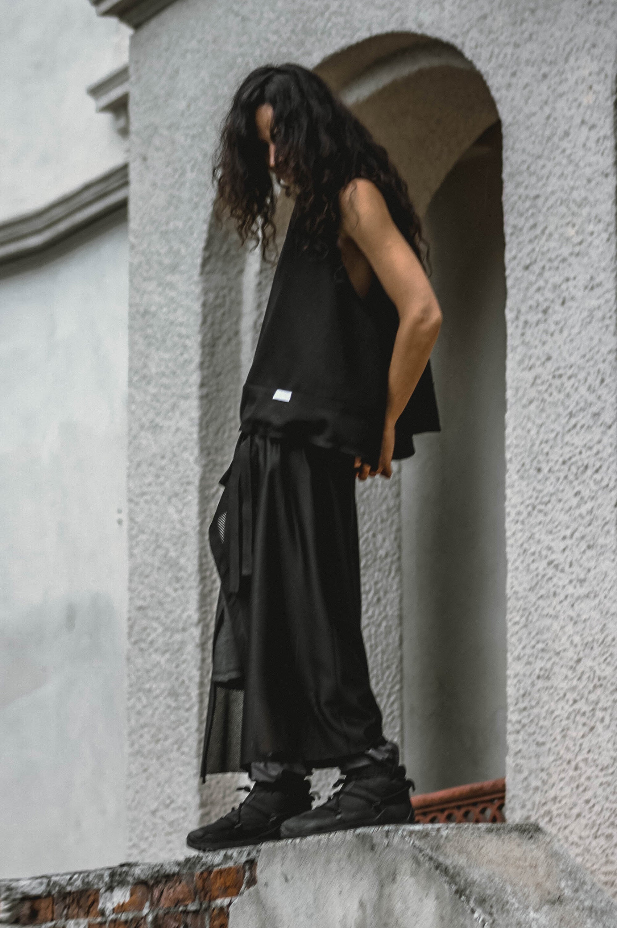 Sleeveless wool vest