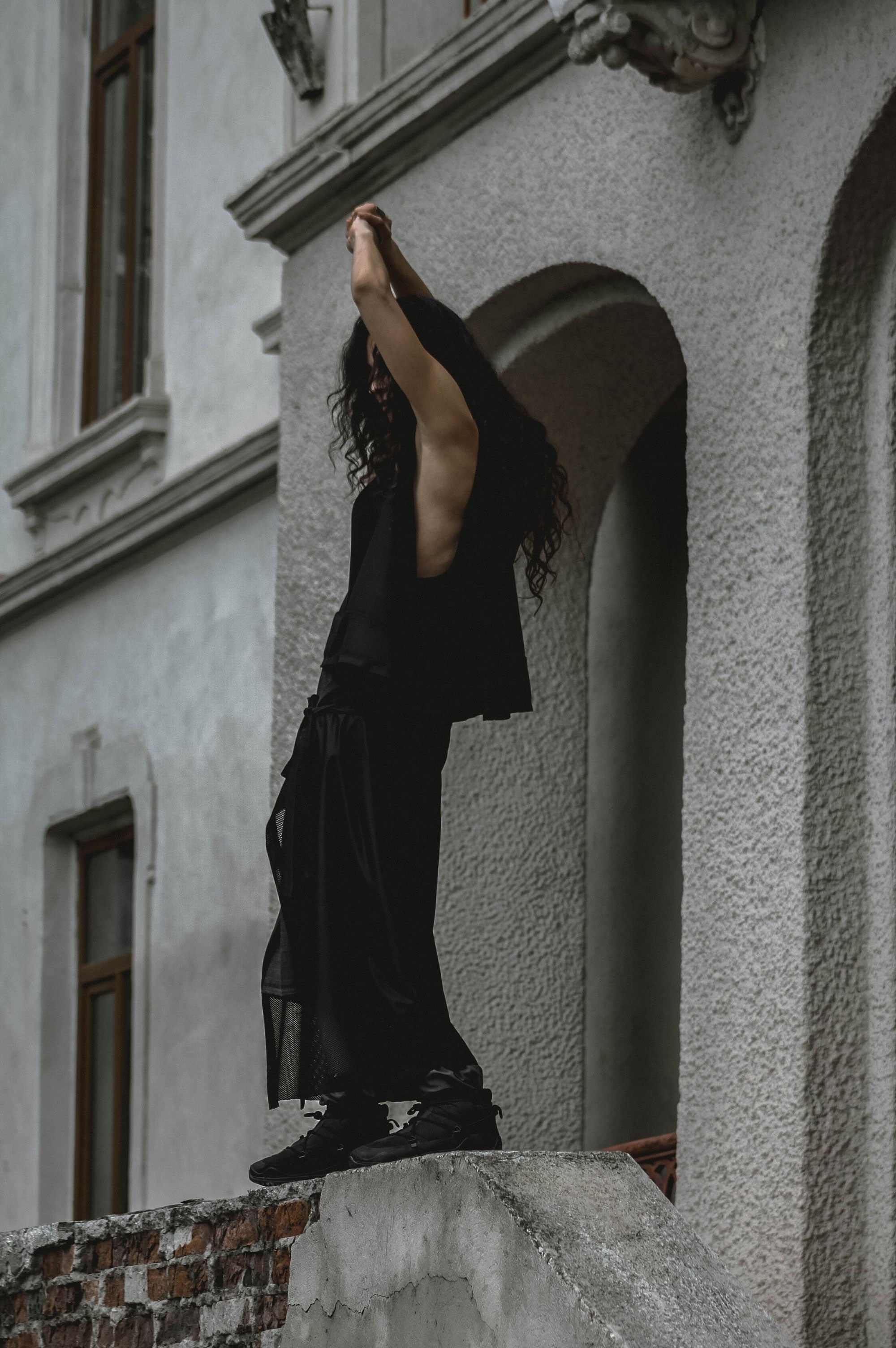 Sleeveless wool vest