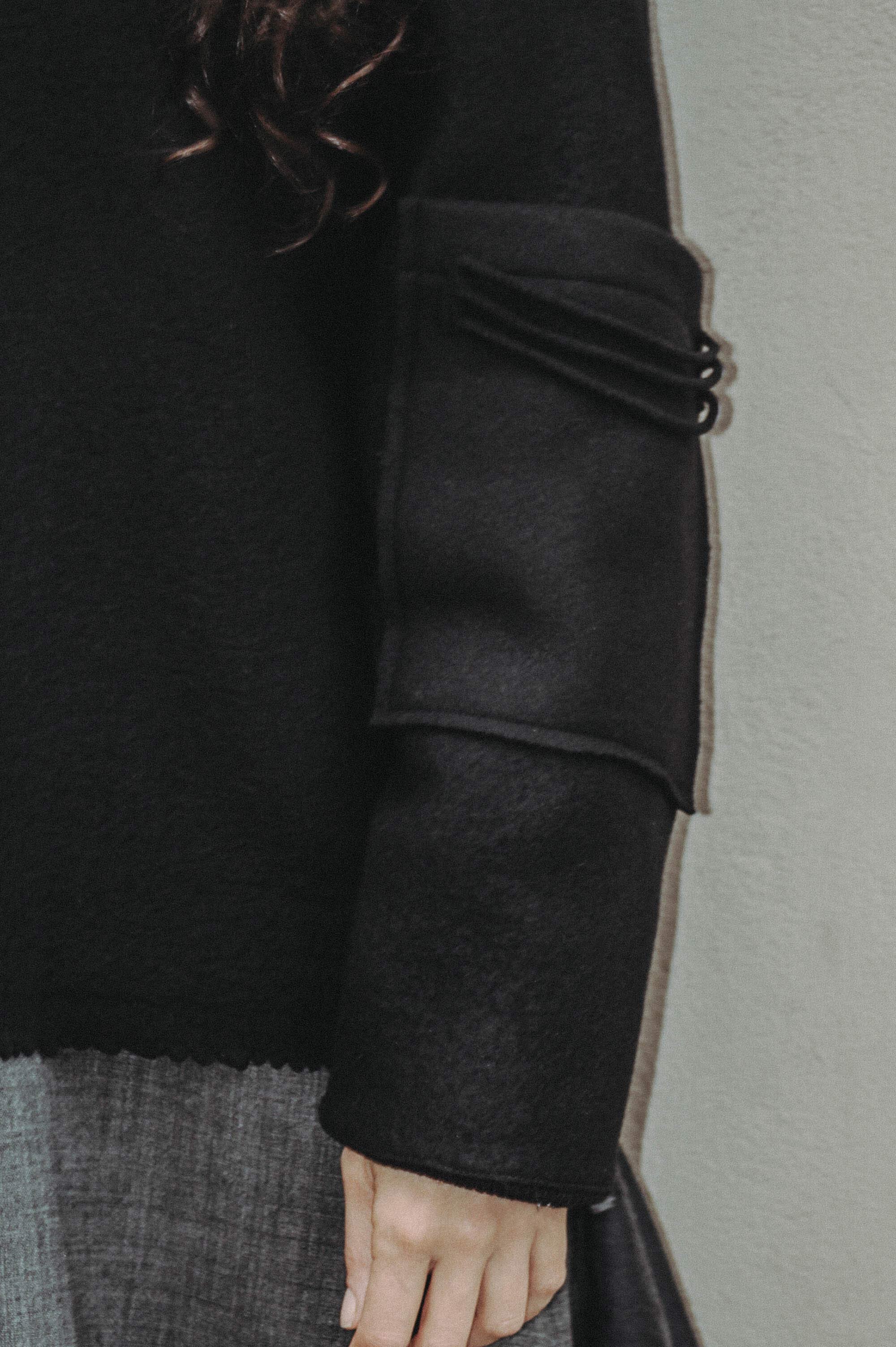 Distressed Wool Cardigan