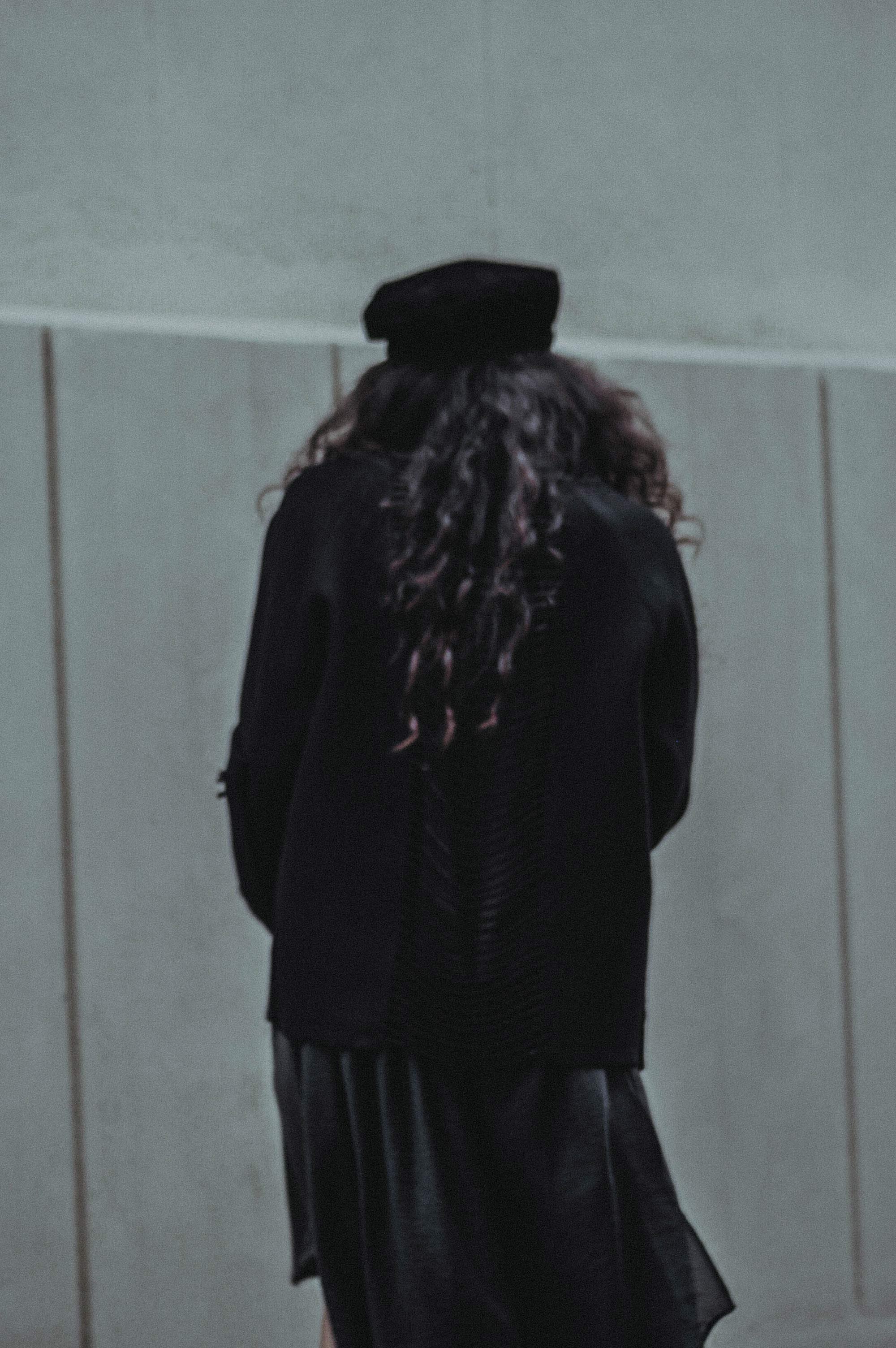 Distressed Wool Cardigan