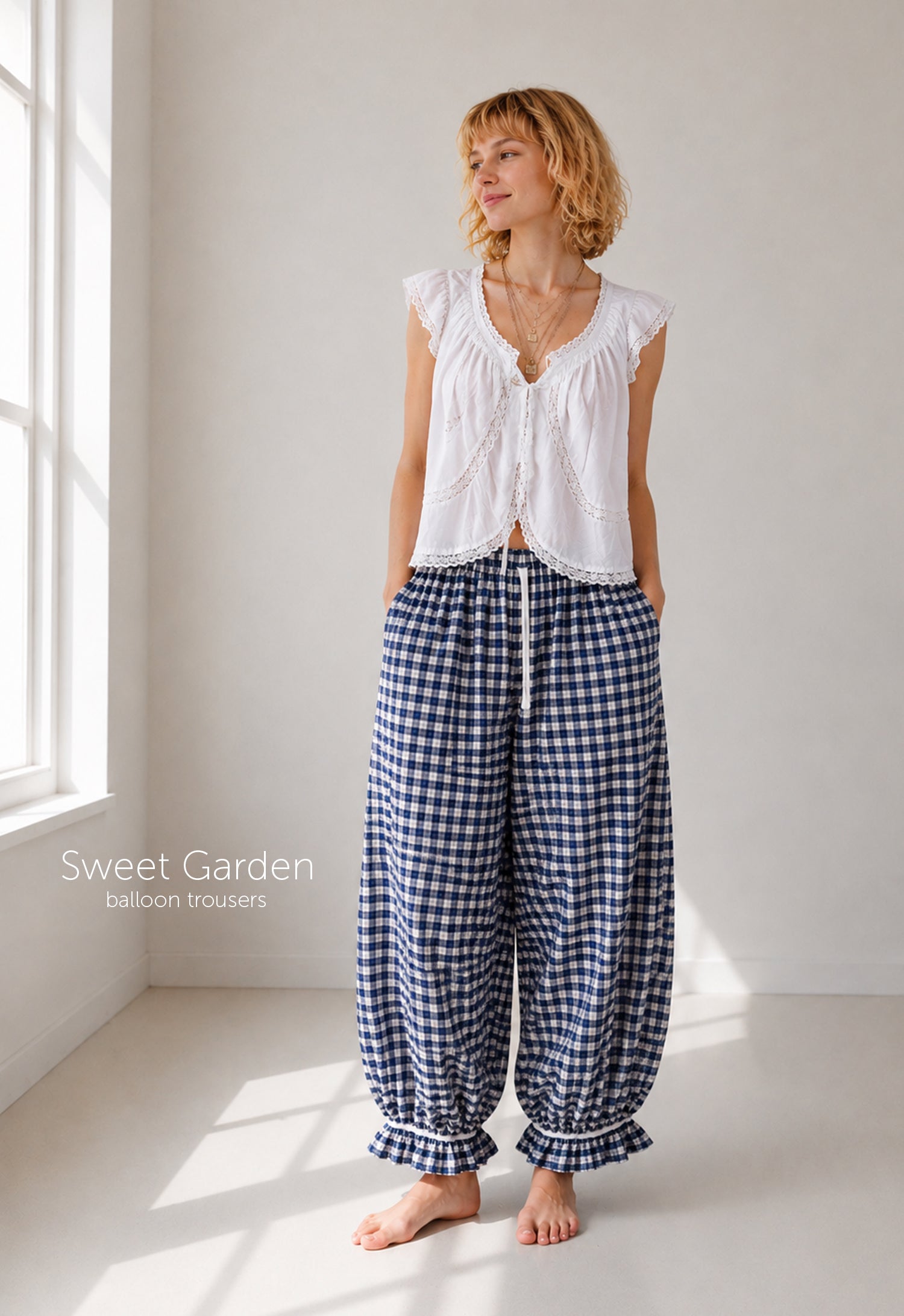 Sweet Garden Balloon Trousers