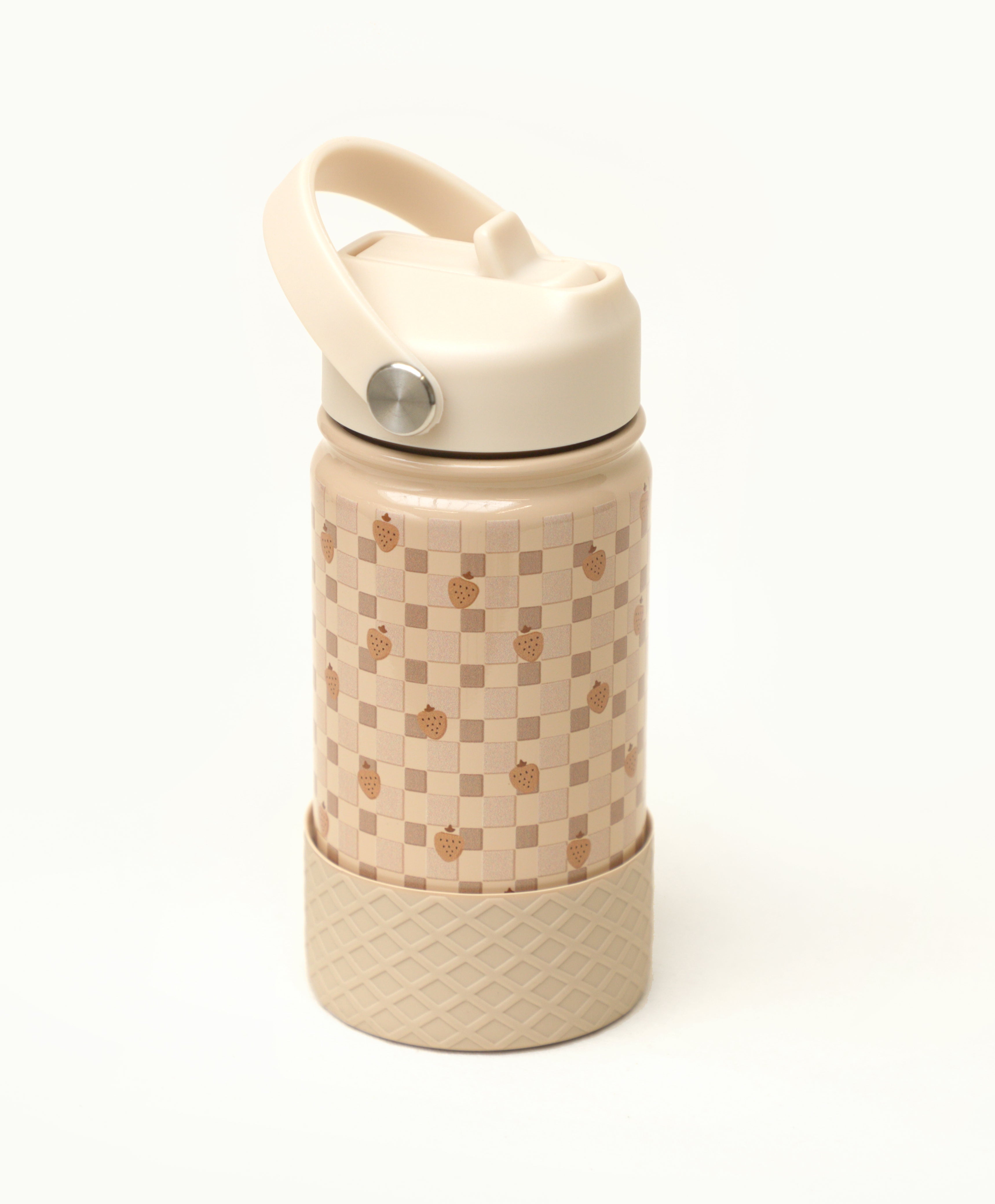 Water Bottle - Stainless steel - Cute Strawberries