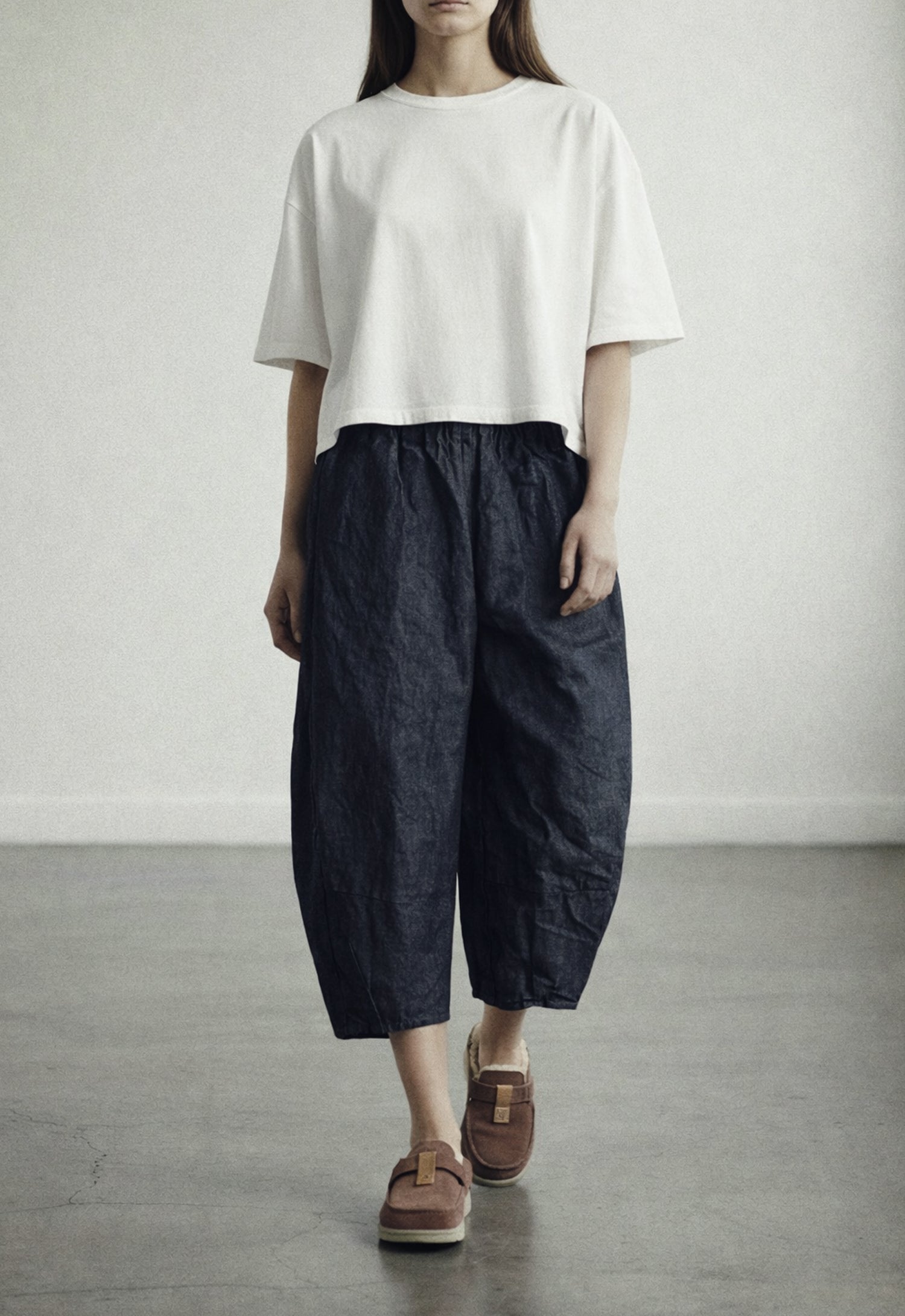 DENIM BAGGY TROUSERS