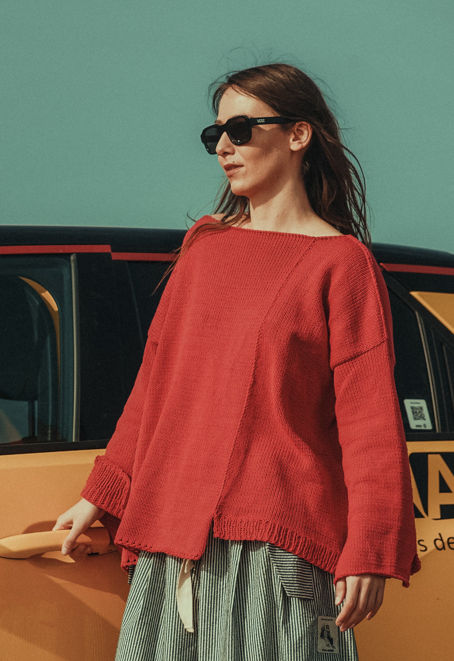 Misty Fire Hand Knitted Top