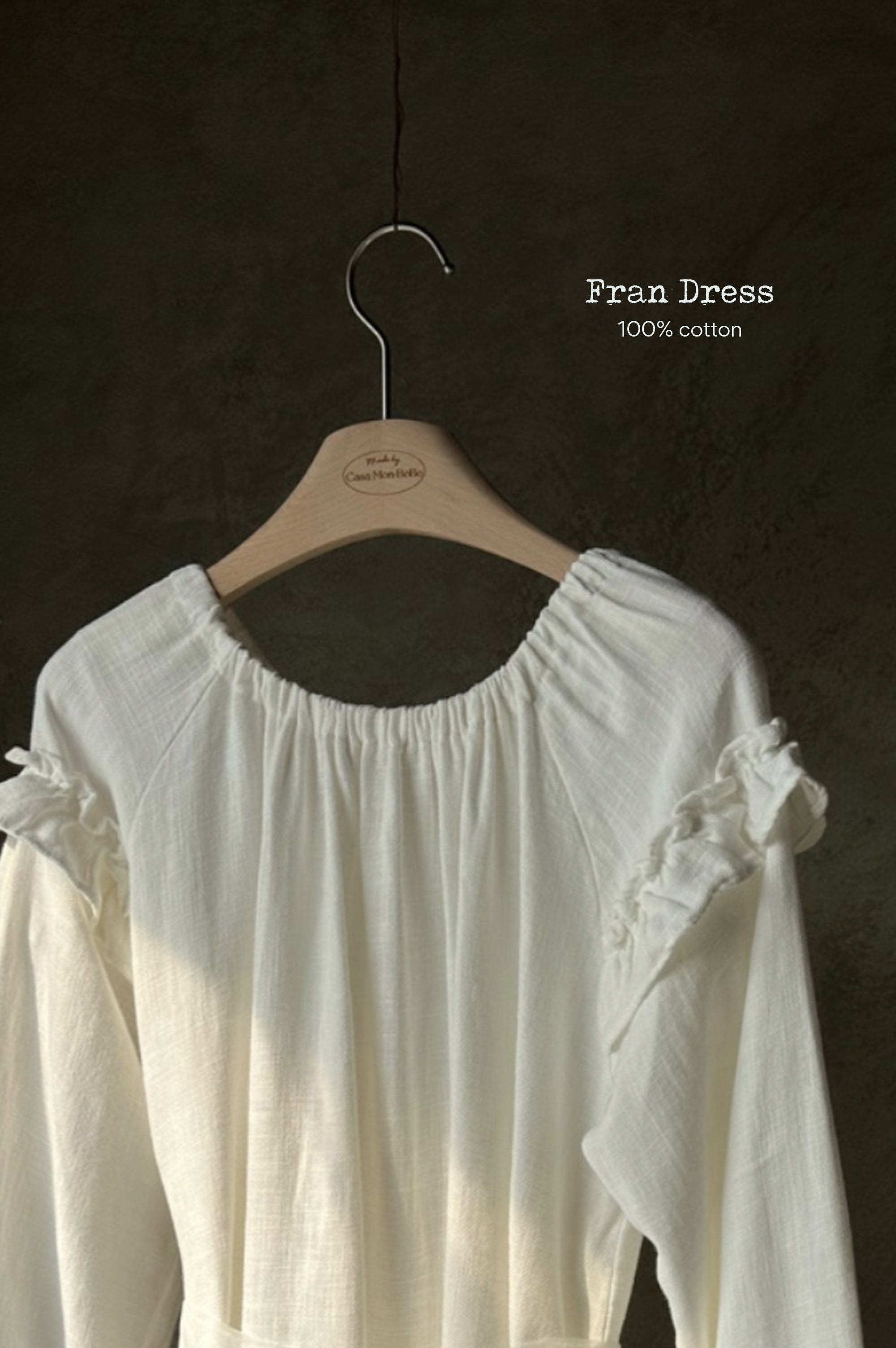 MonBebe Fran Dress (White)