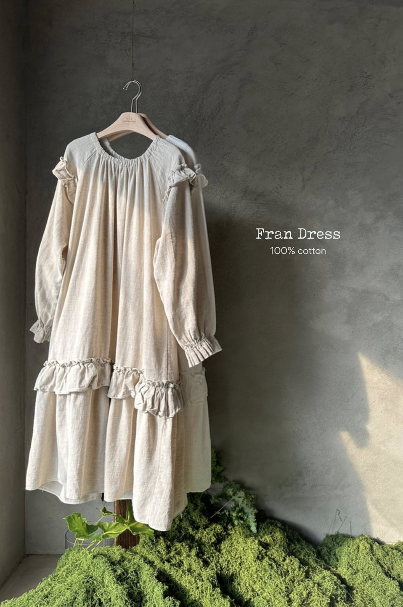 MonBebe Fran Dress (Cream)