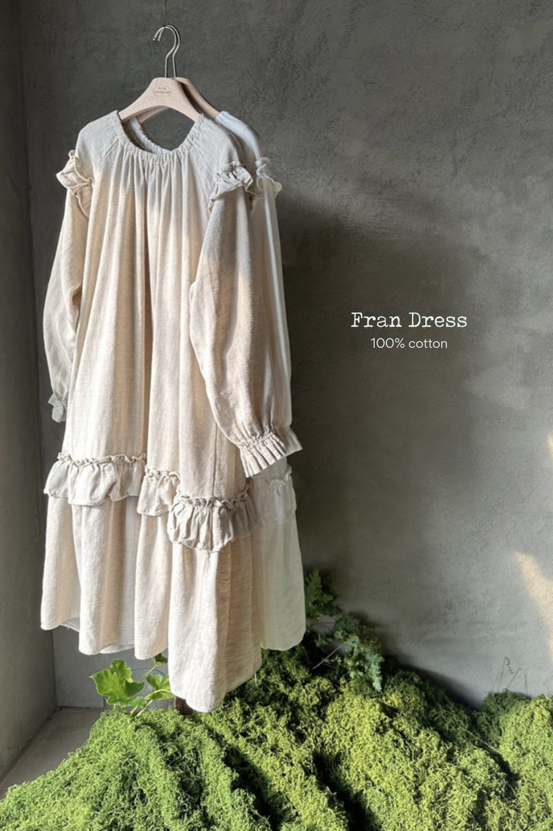 MonBebe Fran Dress (Cream)