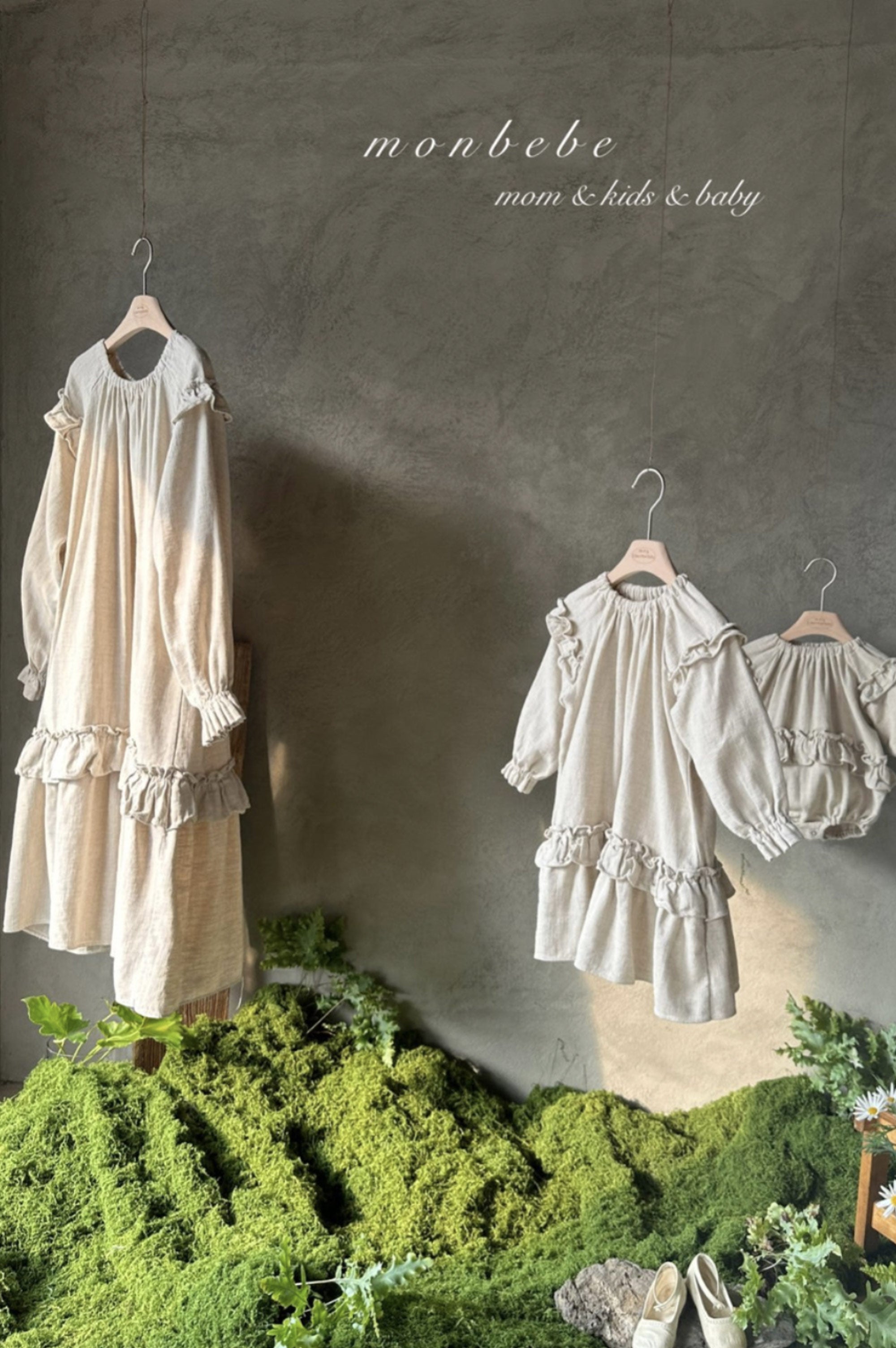 MonBebe Fran Dress (White)