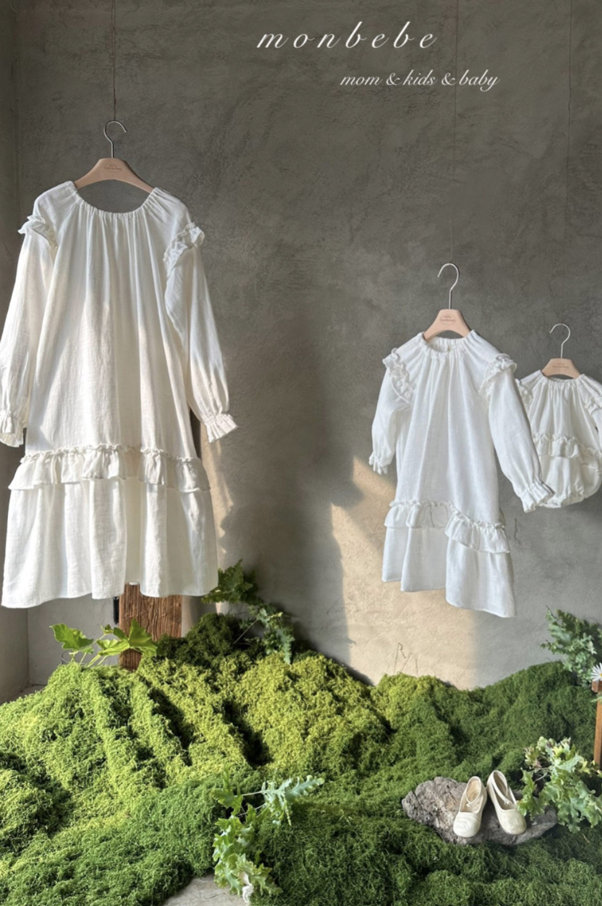 MonBebe Fran Dress (White)