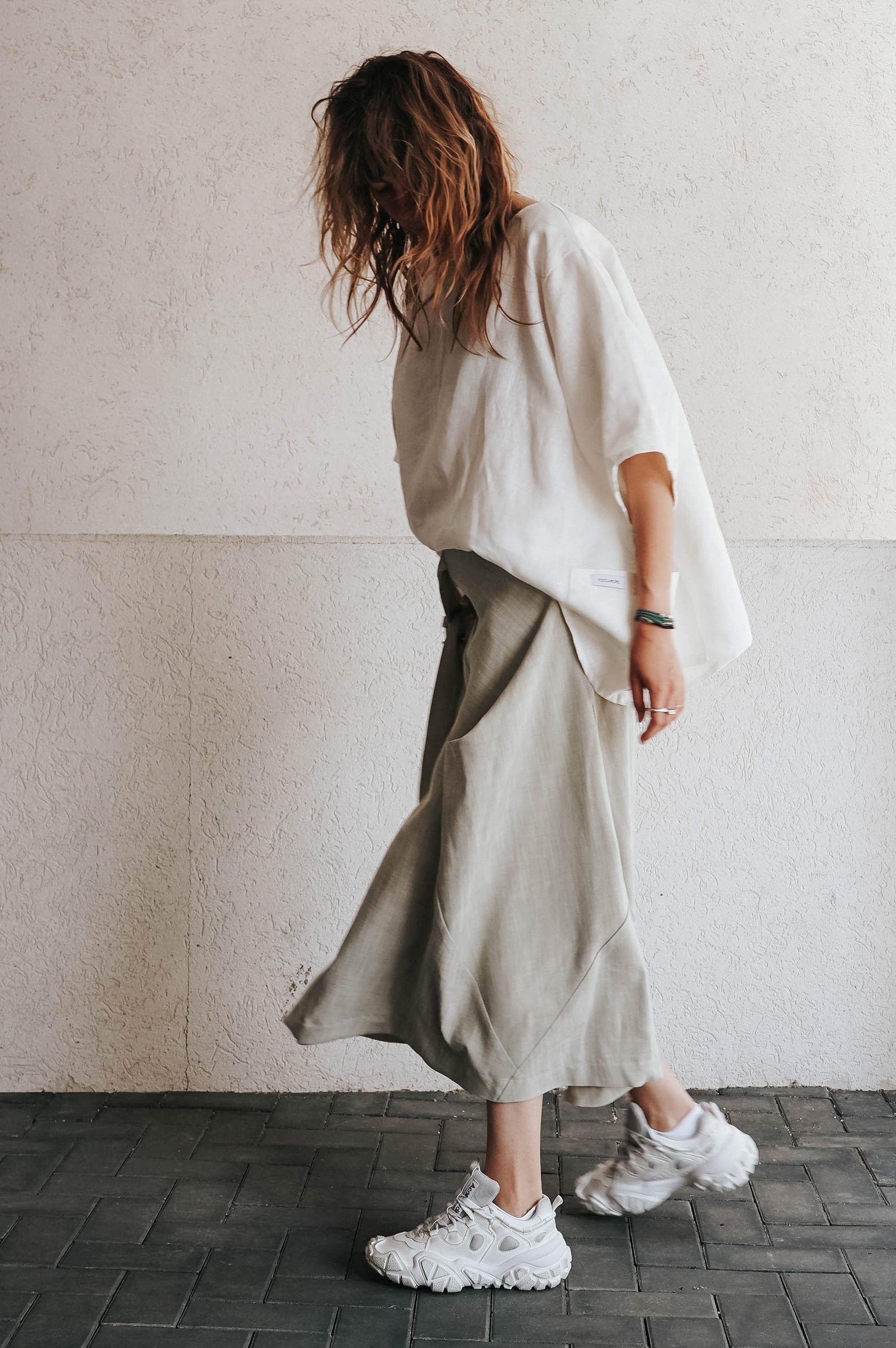 Quiet Linen skirt