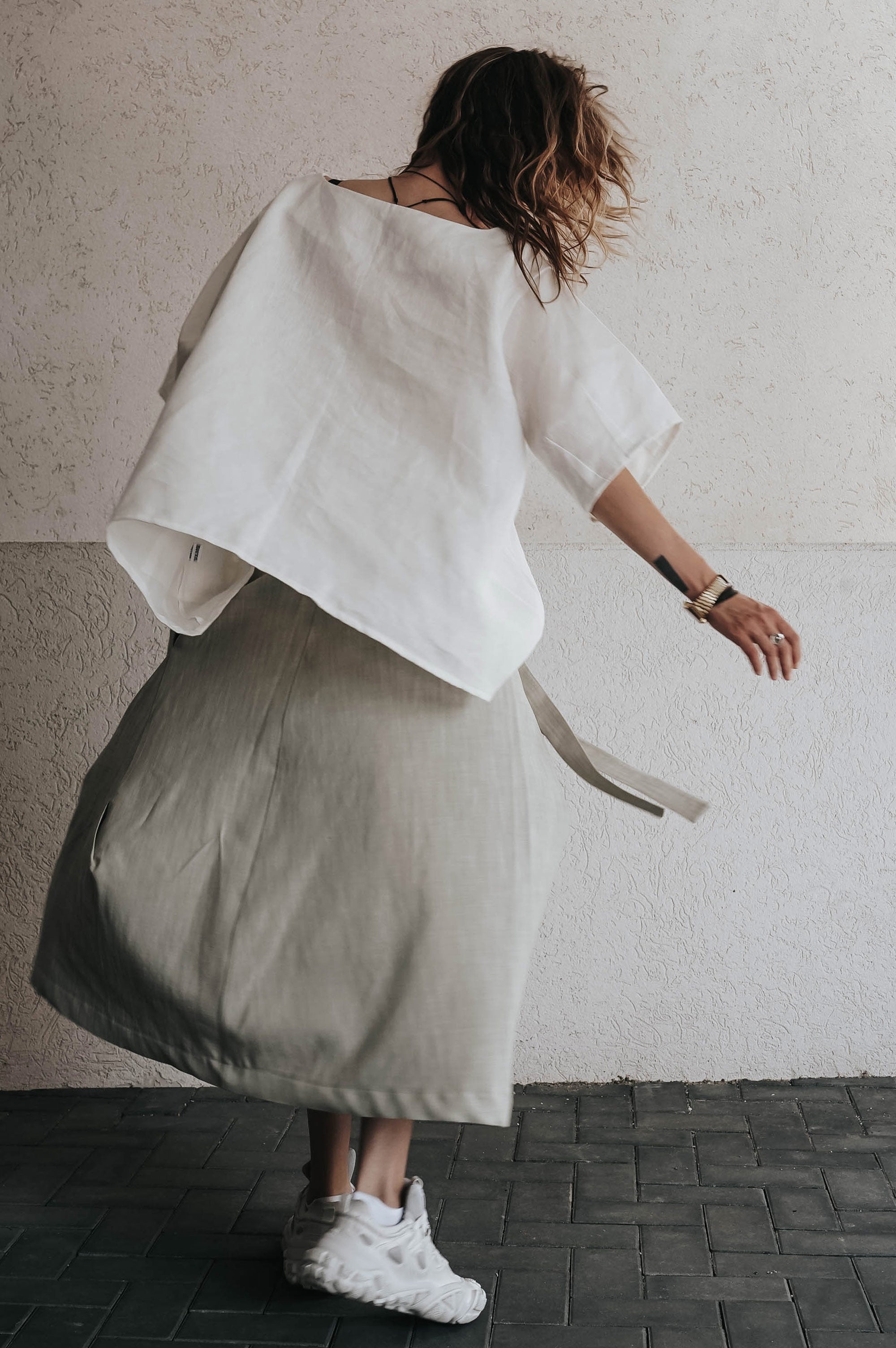 Quiet Linen skirt