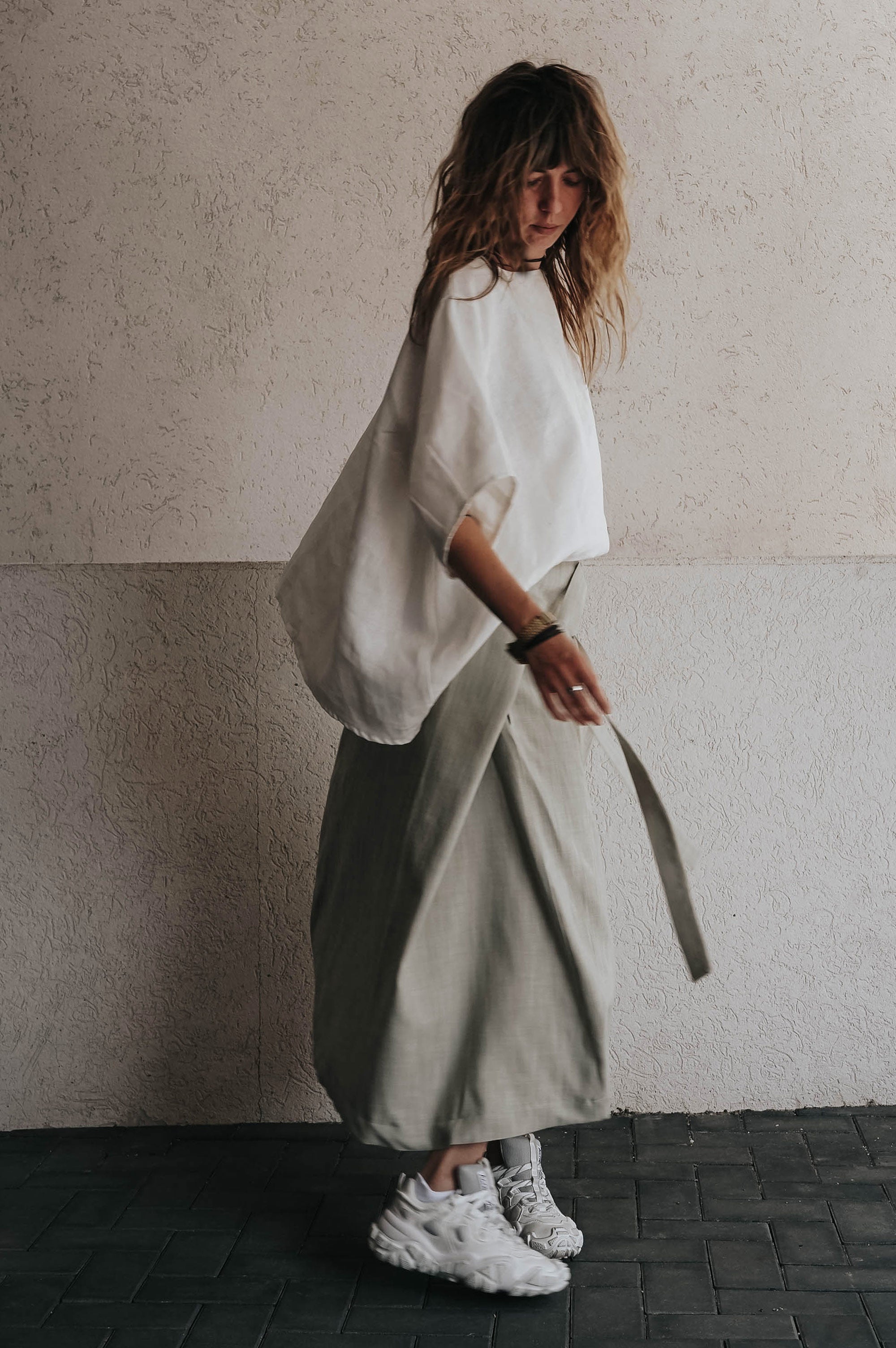 Quiet Linen skirt