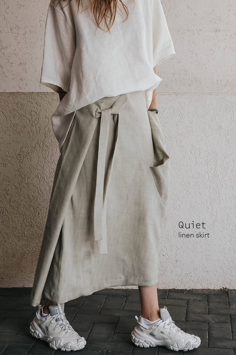 Quiet Linen skirt