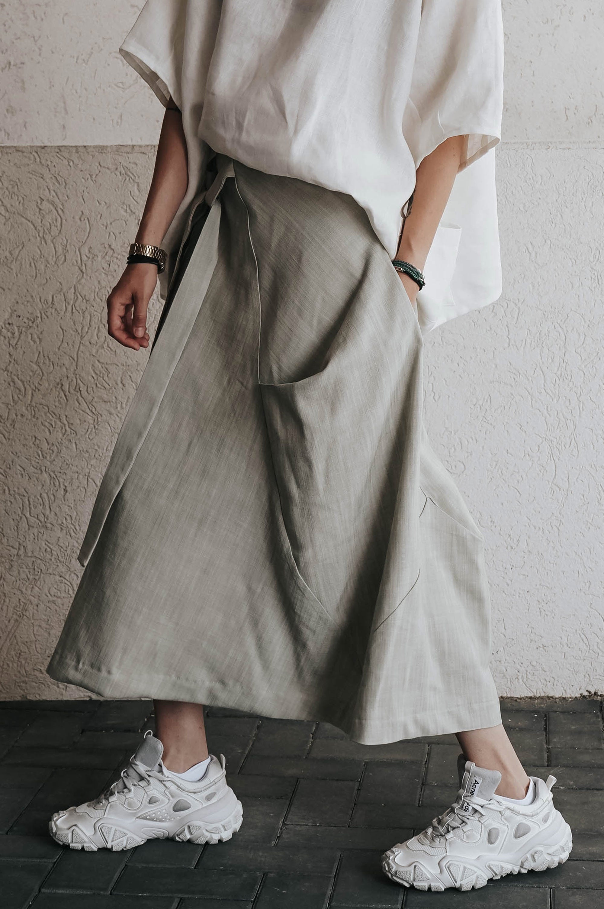 Quiet Linen skirt