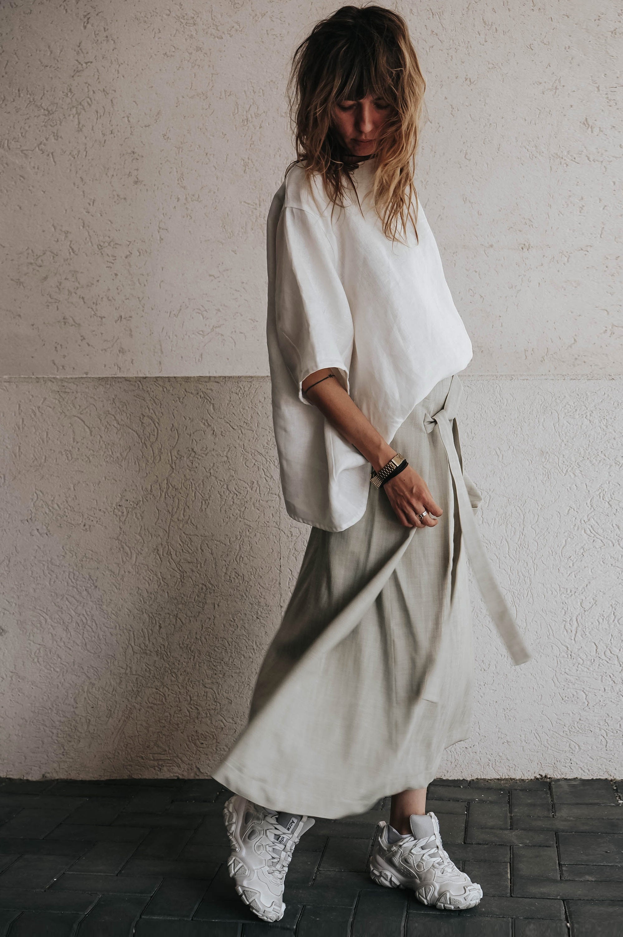 Quiet Linen skirt