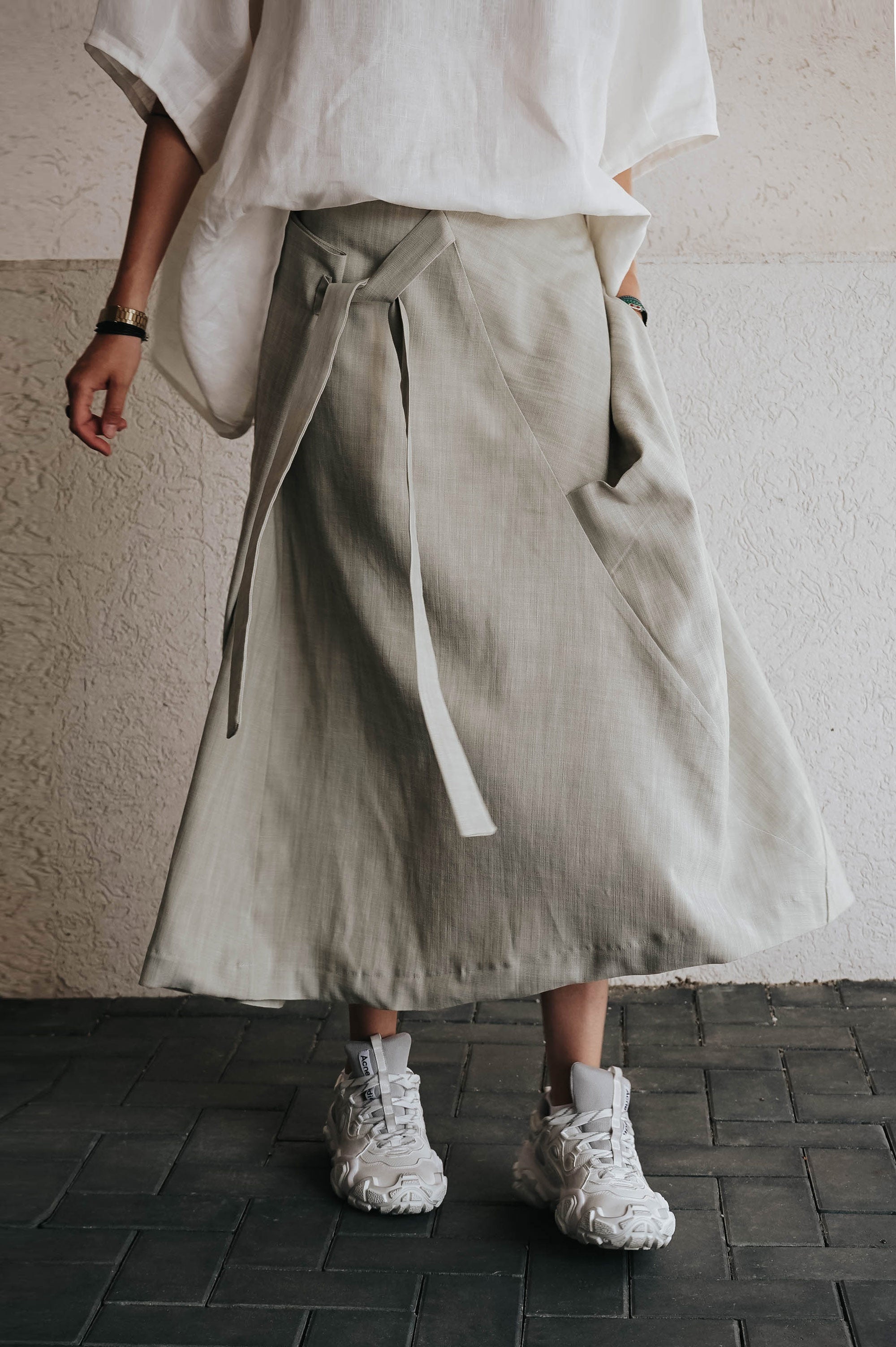 Quiet Linen skirt