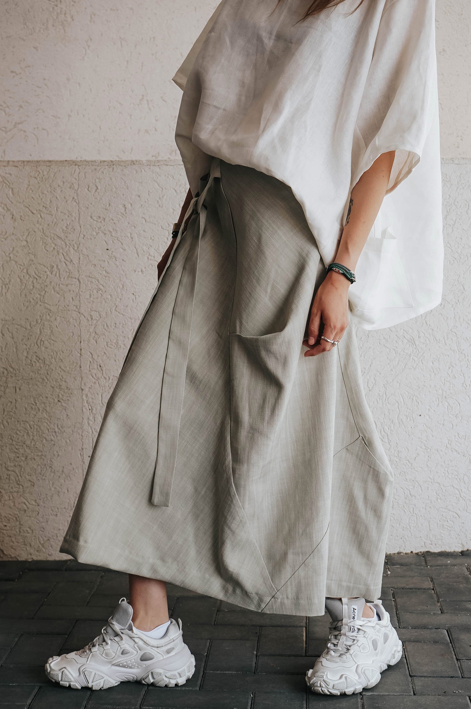 Quiet Linen skirt