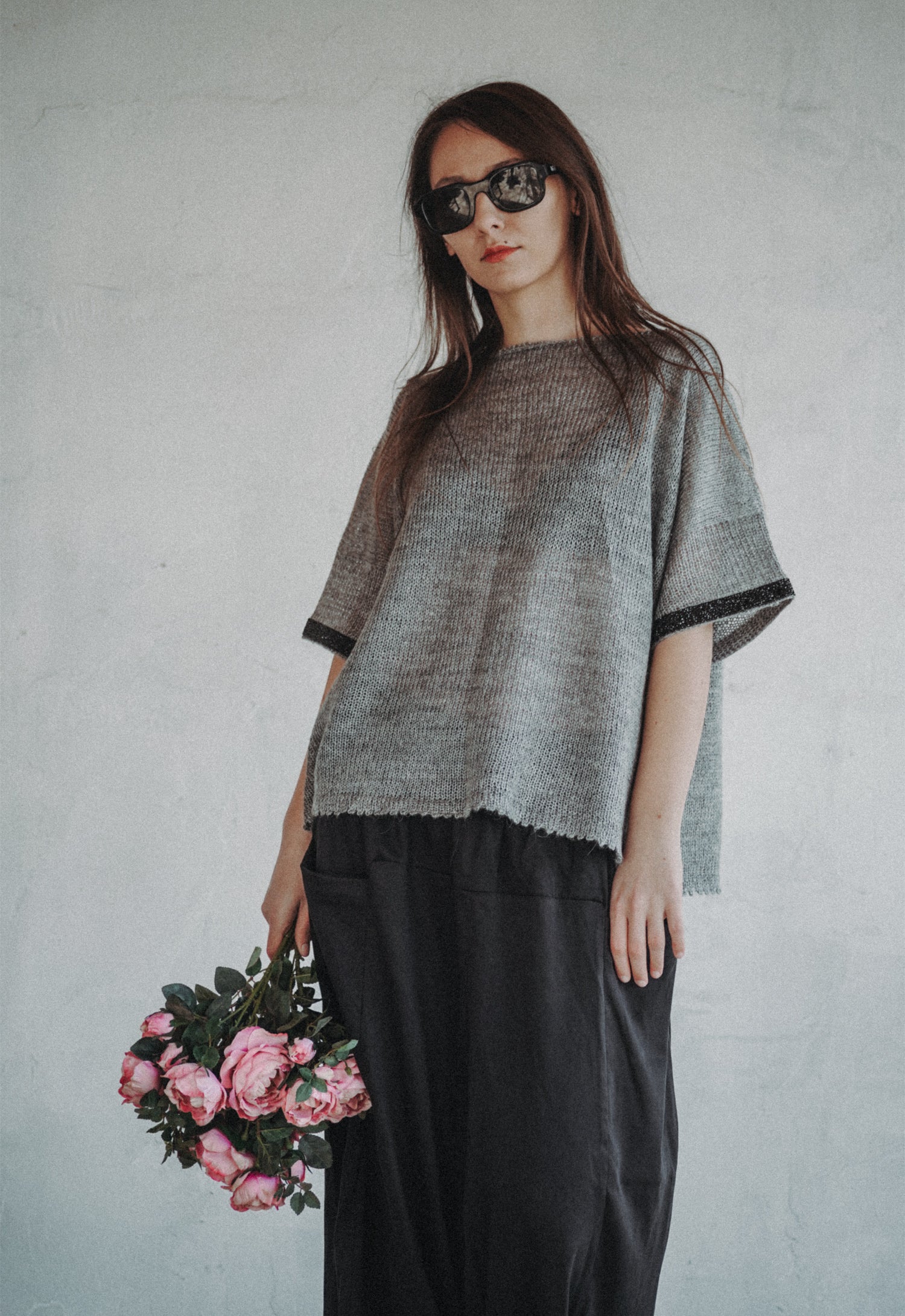 Stone Garden Hand-Knitted Top