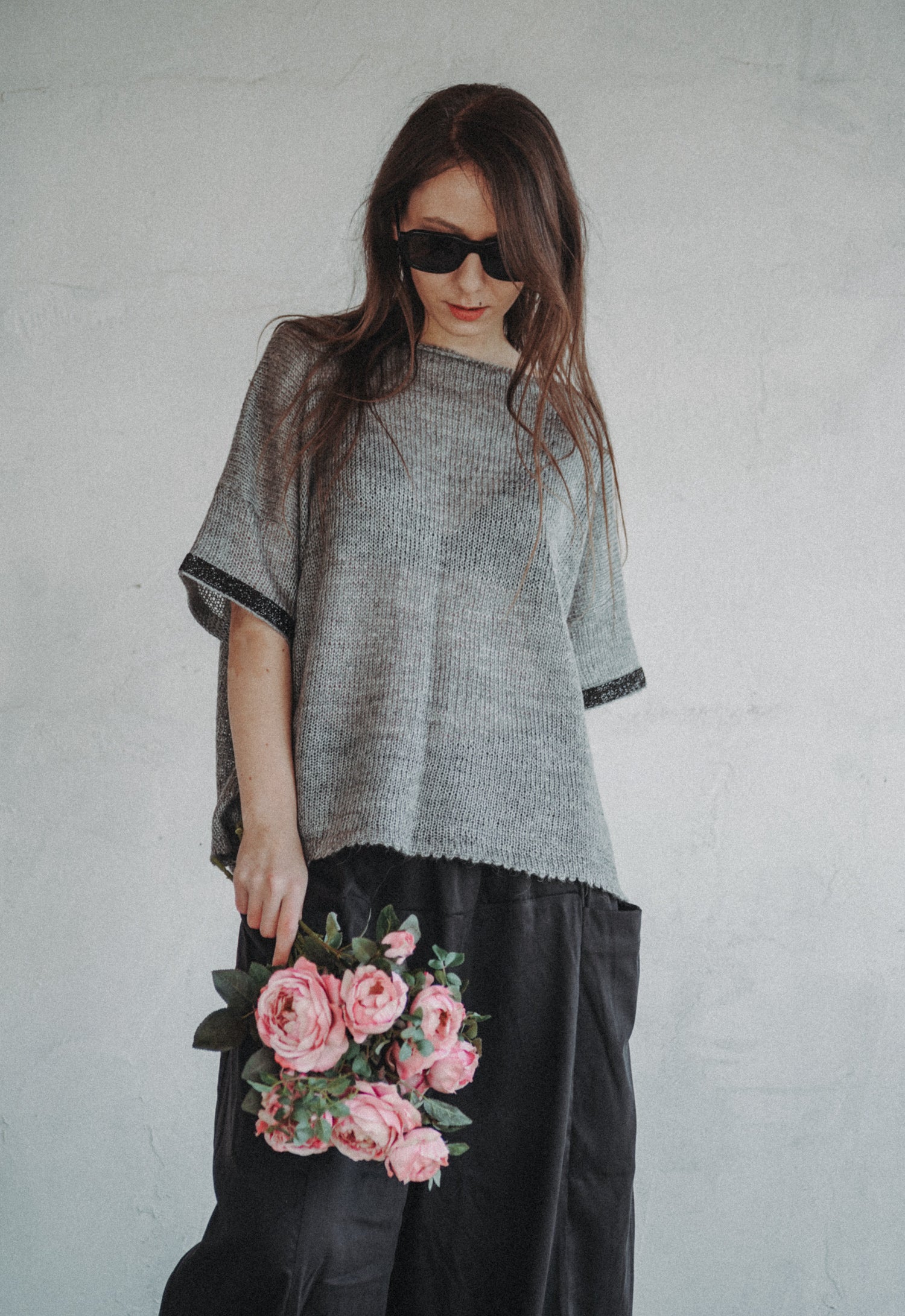 Stone Garden Hand-Knitted Top