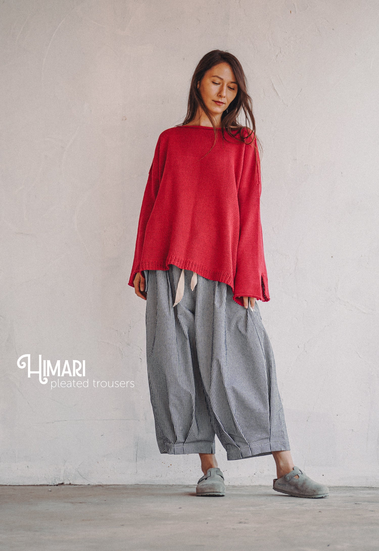 Organic cotton trousers