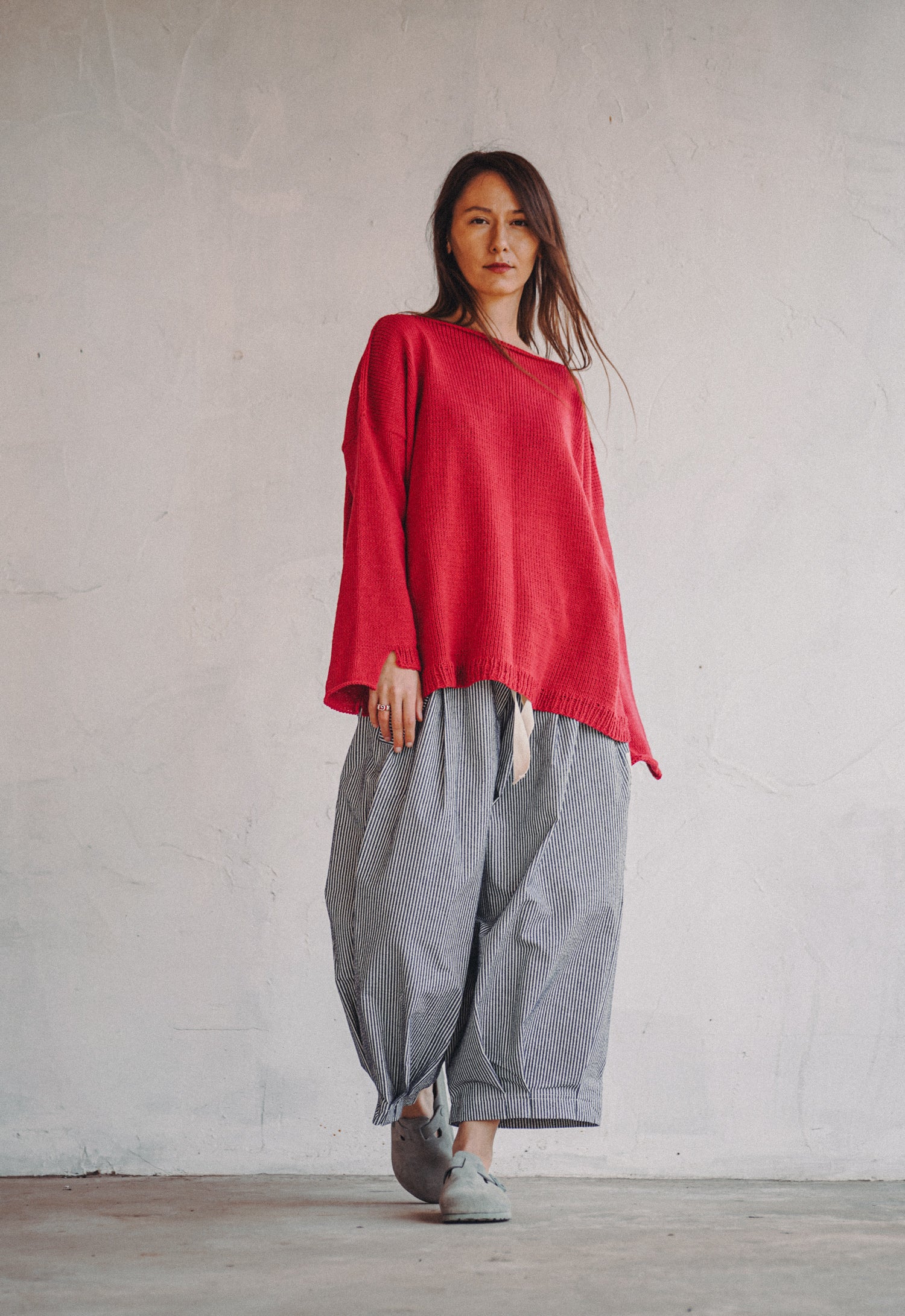 Misty Fire Hand Knitted Top