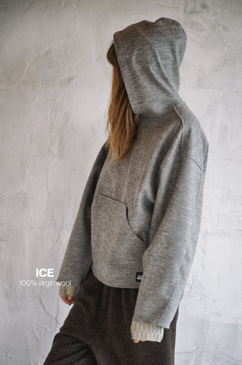 100% Virgin Wool Hoodie