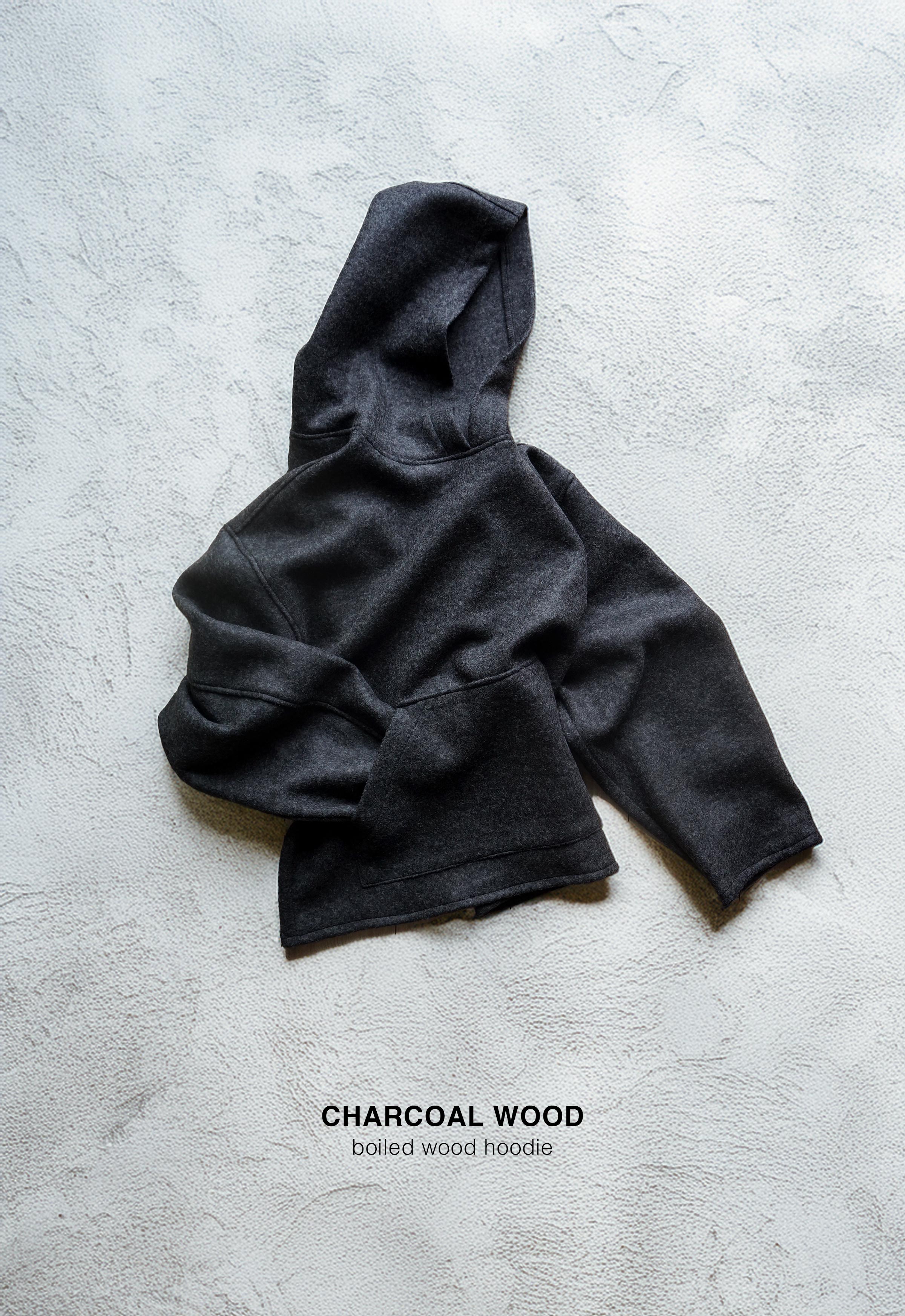 BOILED WOOL HOODIE