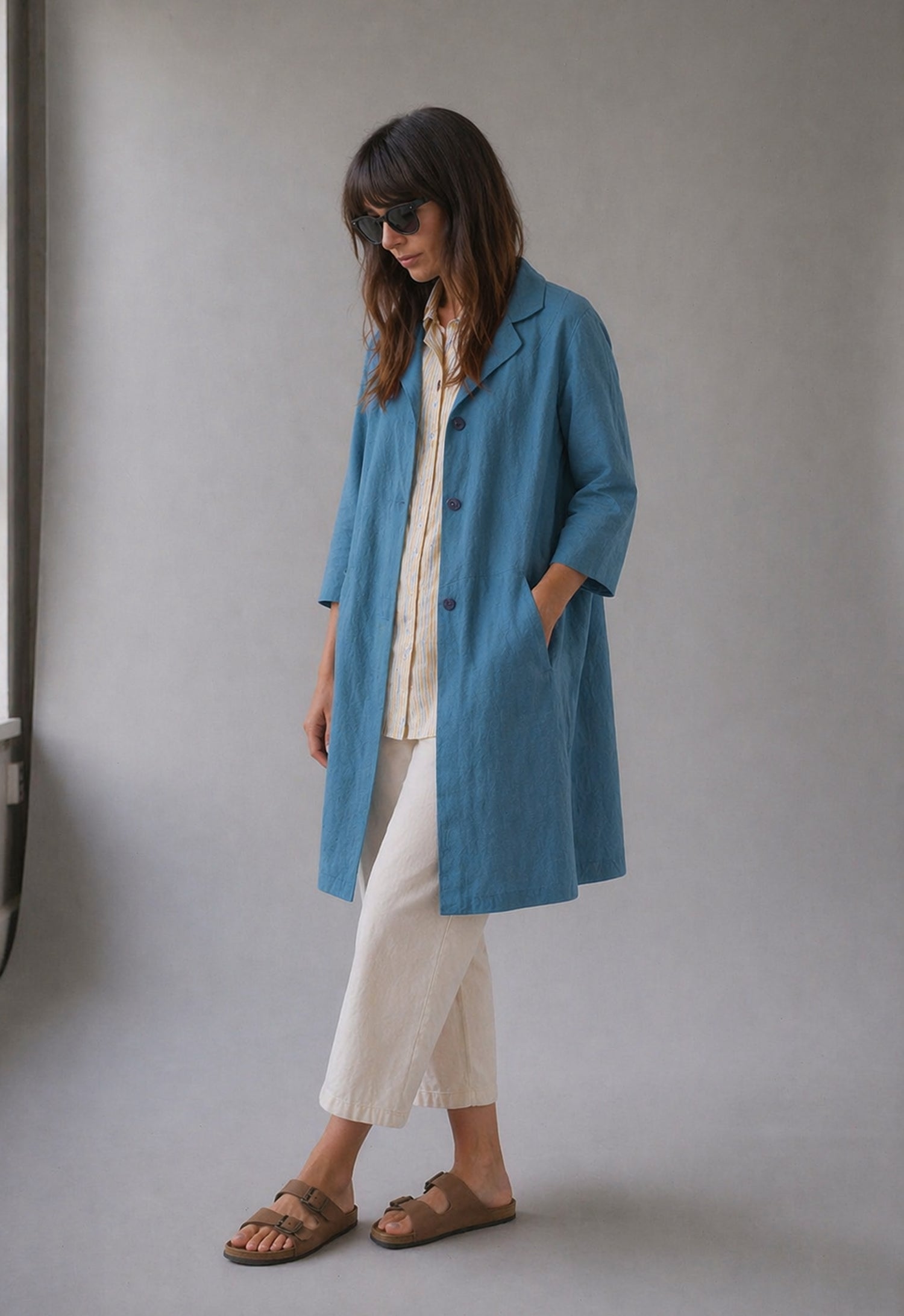 Into the Blue Linen Trench