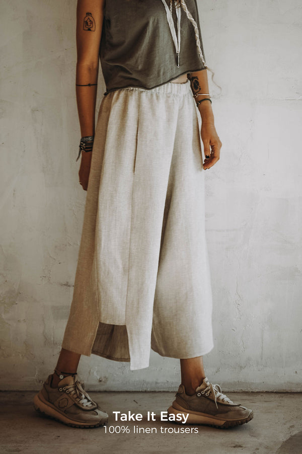 Take It Easy Linen Trousers (LIMITED EDITION)