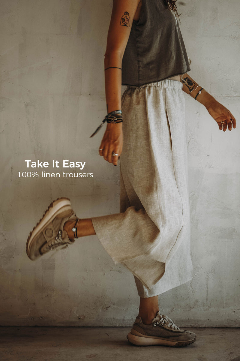 Take It Easy Linen Trousers (LIMITED EDITION)