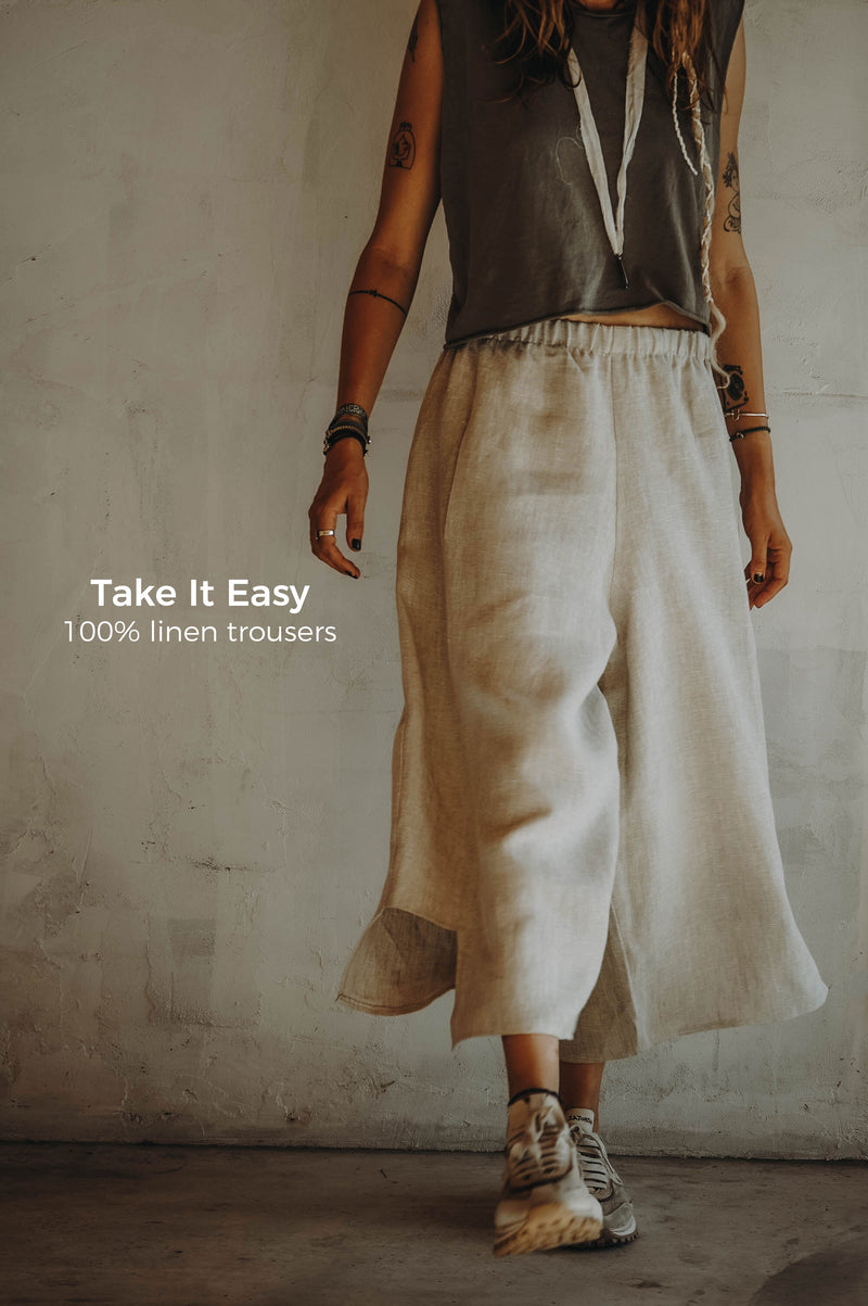 Take It Easy Linen Trousers (LIMITED EDITION)