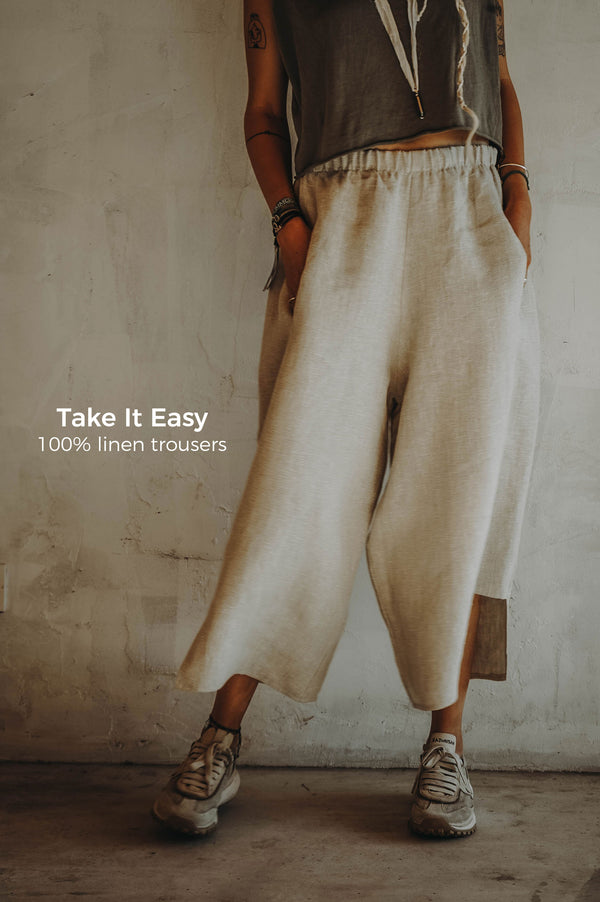 Take It Easy Linen Trousers (LIMITED EDITION)