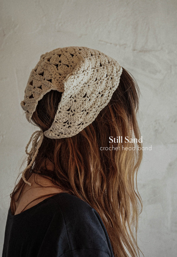 Still Sand Crochet Head Band