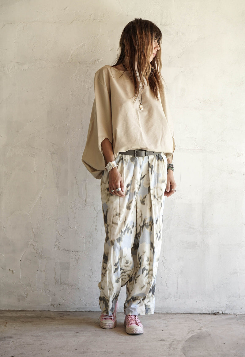 Velours d'Air Pleated Trousers