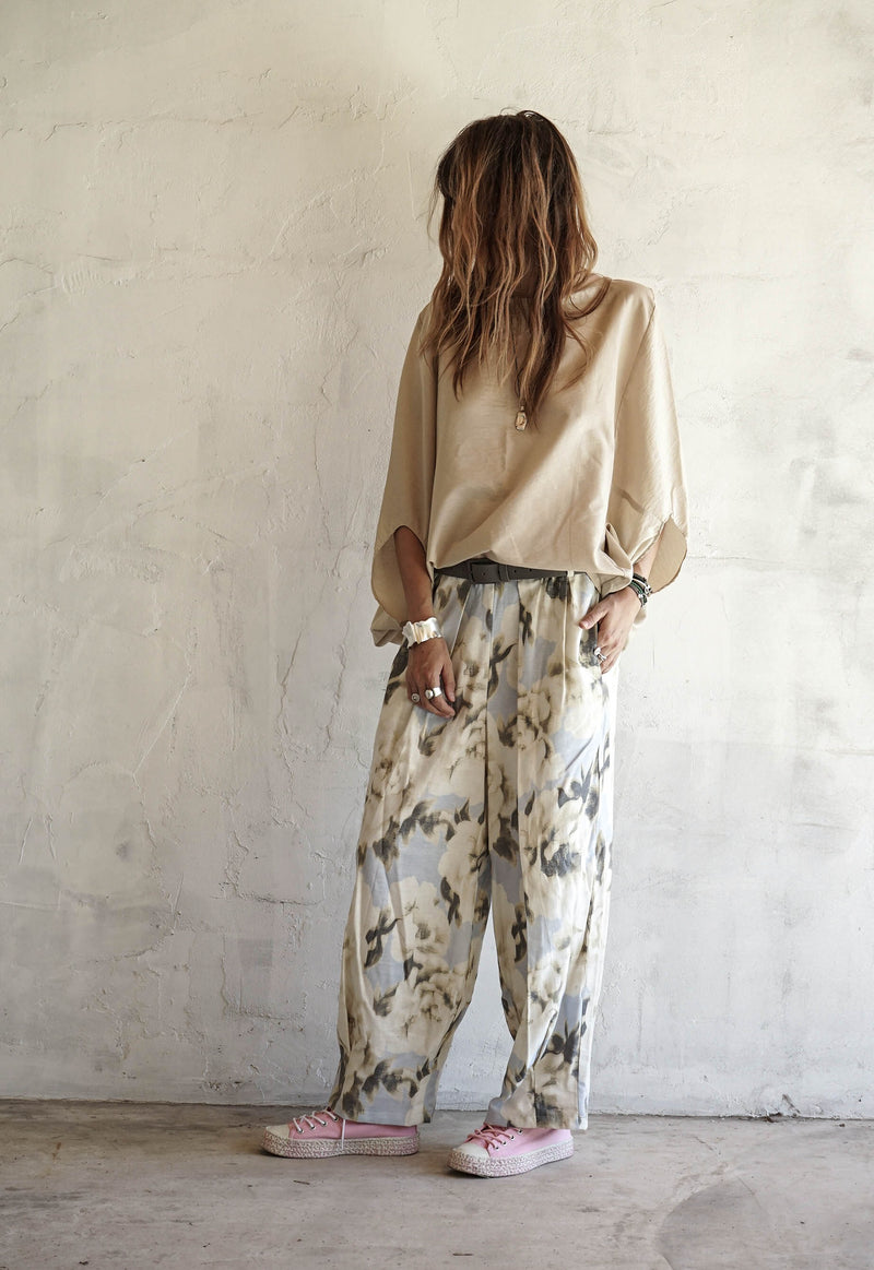 Velours d'Air Pleated Trousers