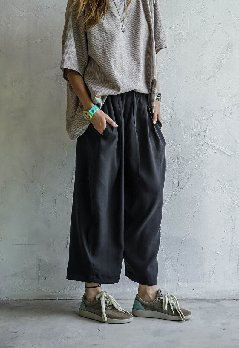 BARE EARTH LINEN TROUSERS