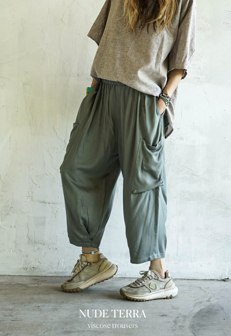 Nude terra trousers